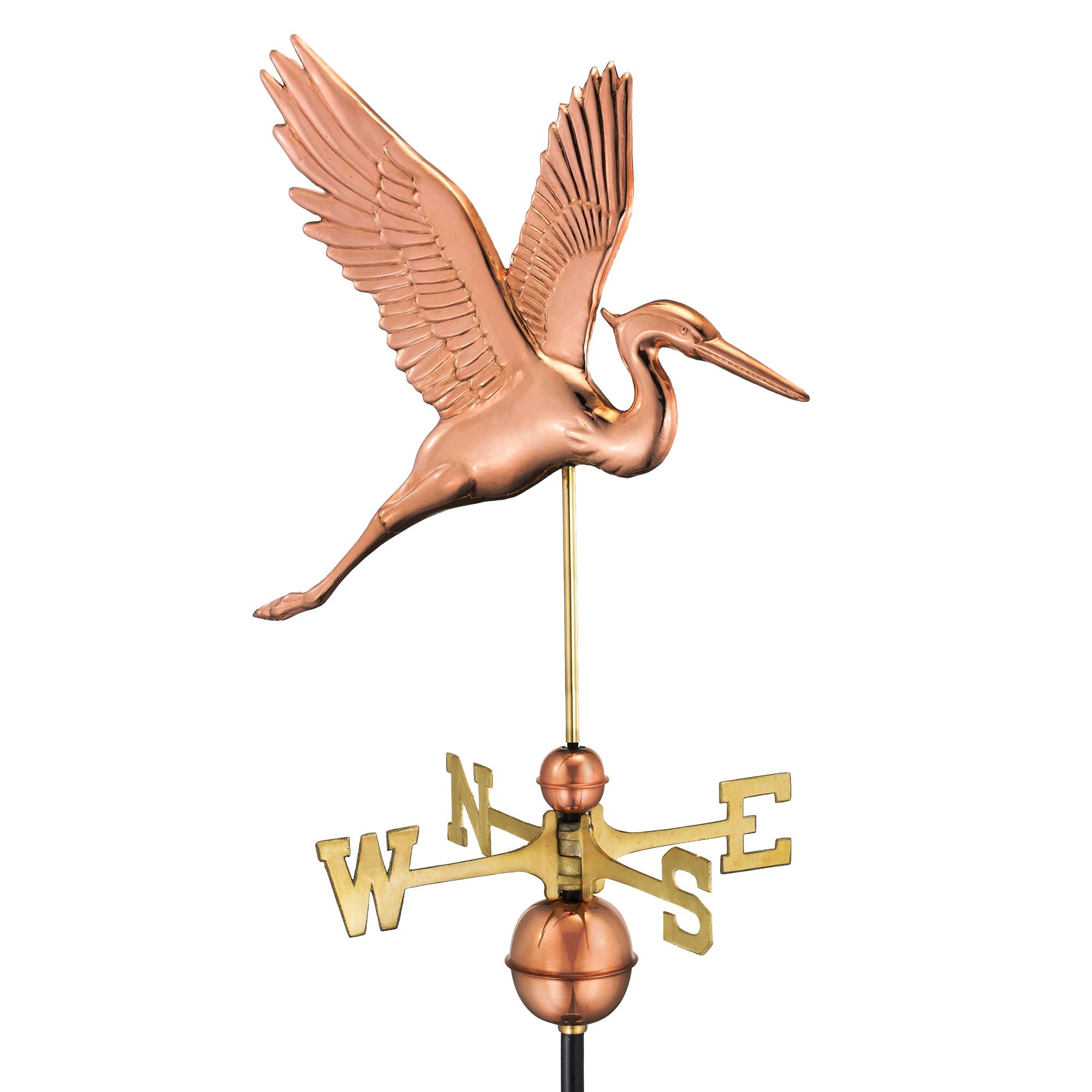 Graceful Blue Heron Weathervane