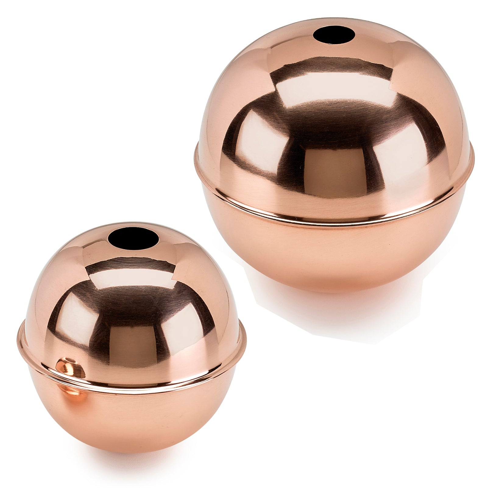 Copper Extra-Large Weathervane 4" & 6" Spacer Ball Set - Good Directions