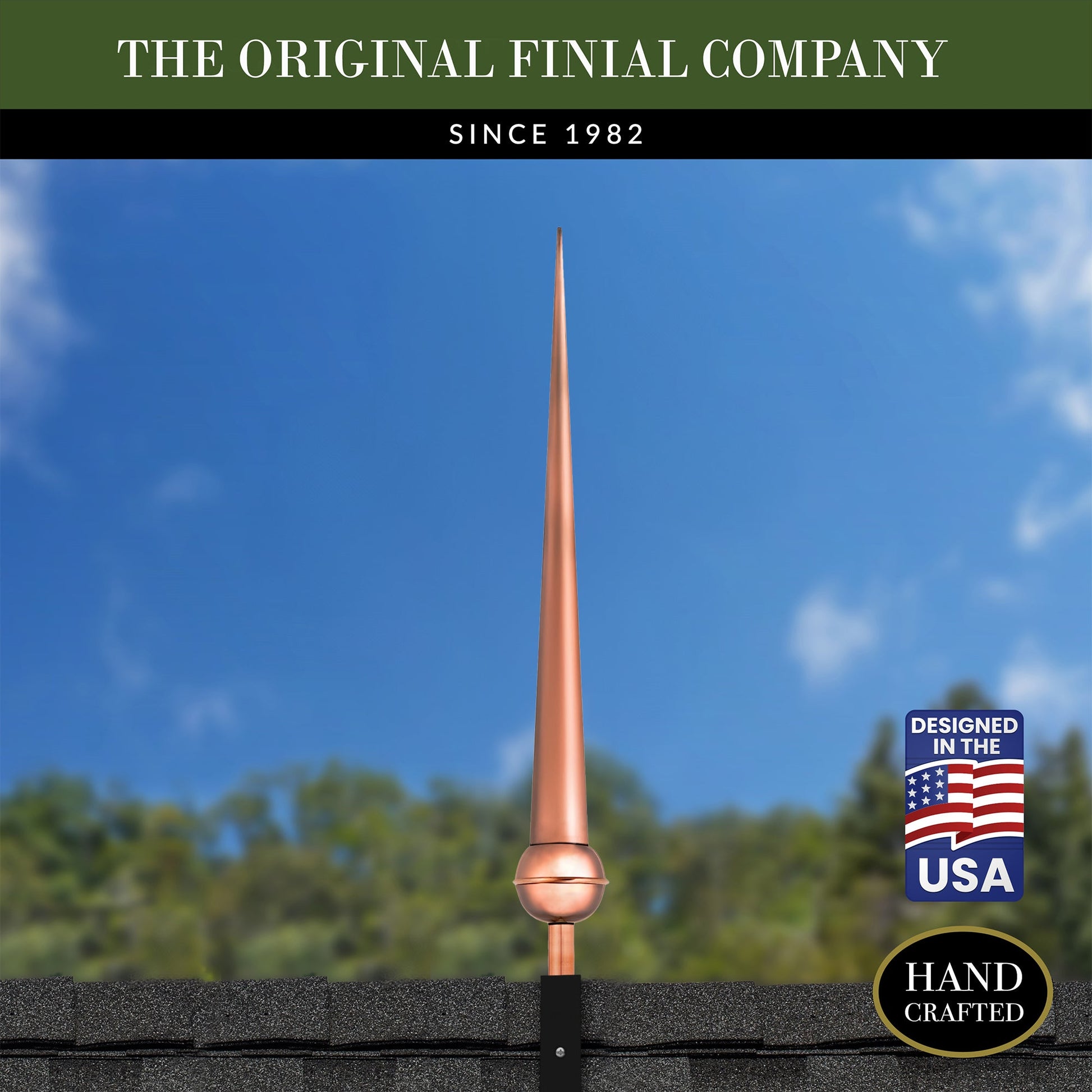 28" Gawain Rooftop Finial - Good Directions
