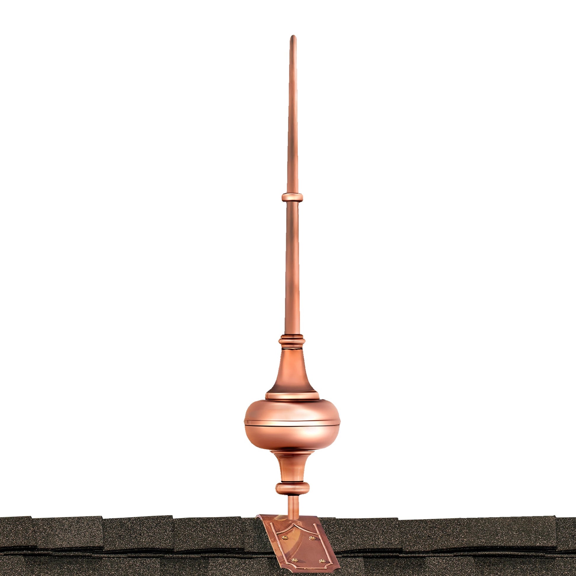28" Morgana Finial with Decorative Roof Mount   - Good Directions