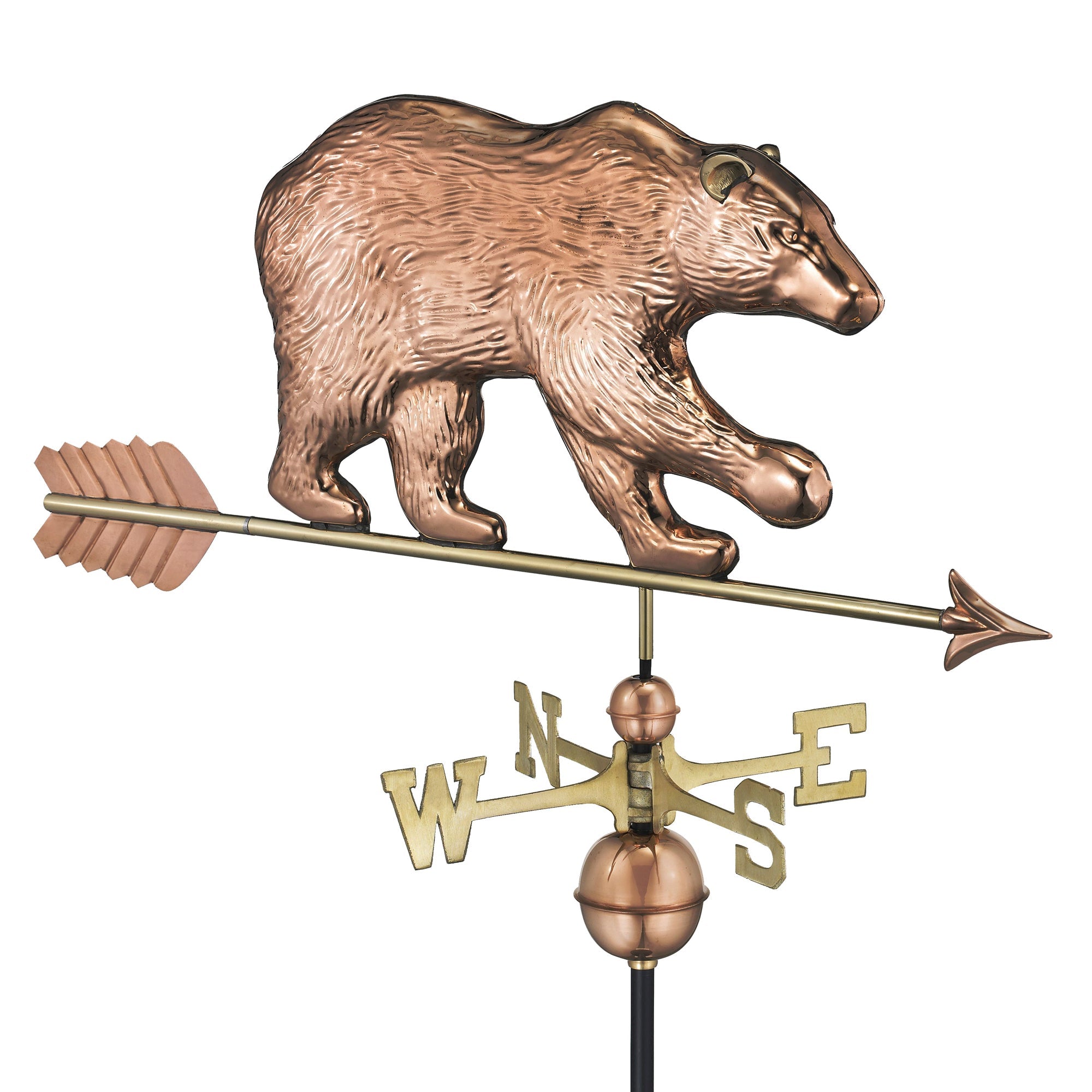 Bear Weathervane with Arrow - Good Directions