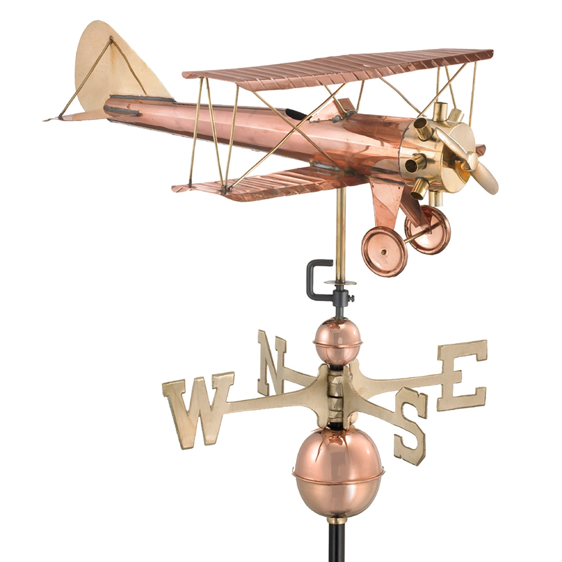 Biplane Weathervane - Good Directions