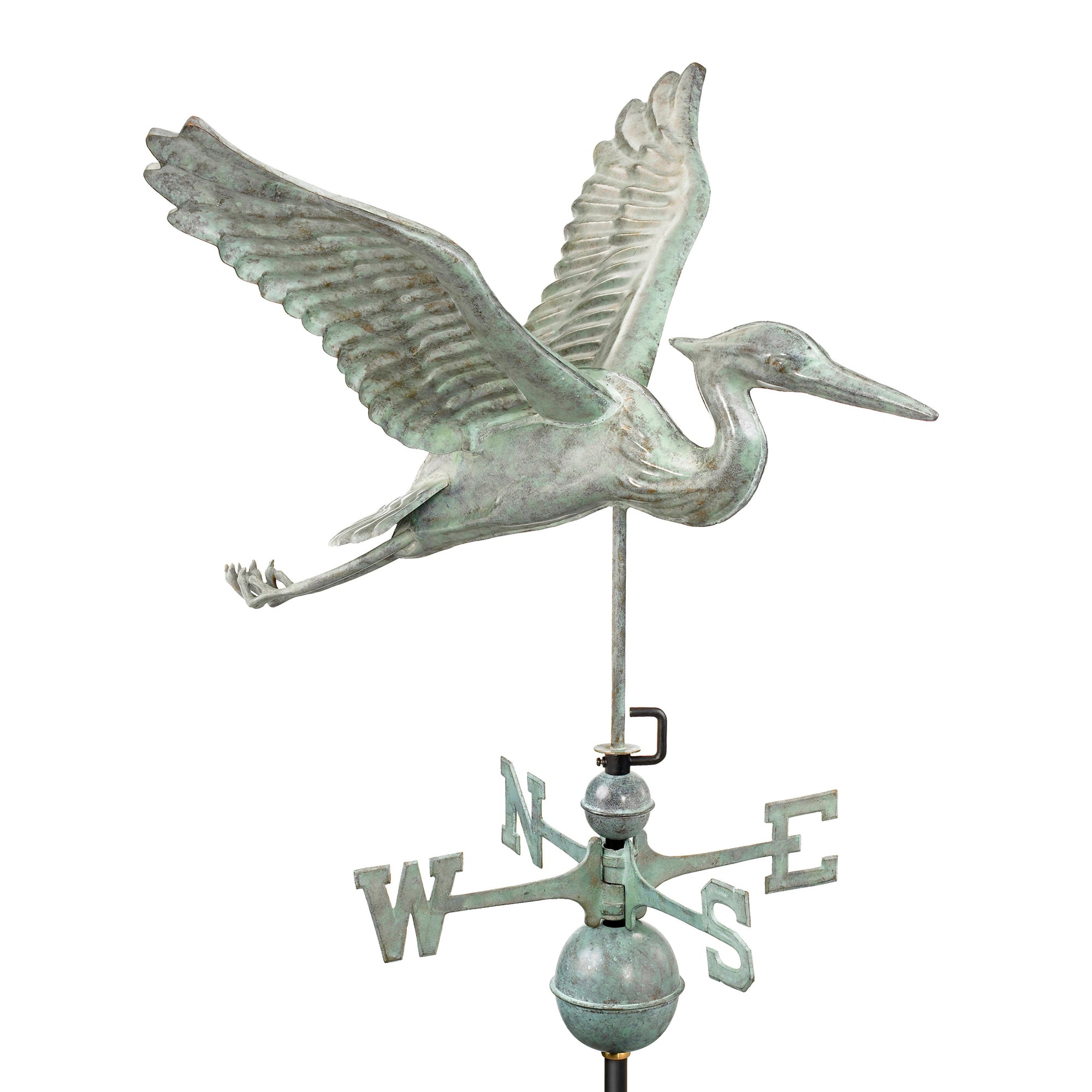 Blue Heron Weathervane - Good Directions