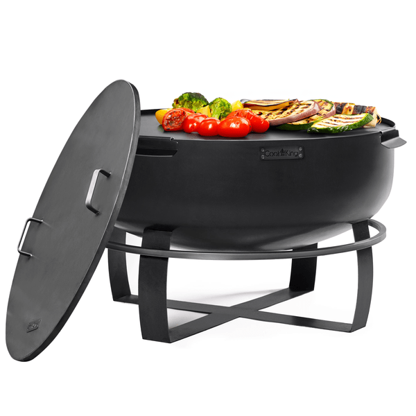 Ignition 32" XXL Fire Pit with Grill Plate and Cover Lid - Good Directions