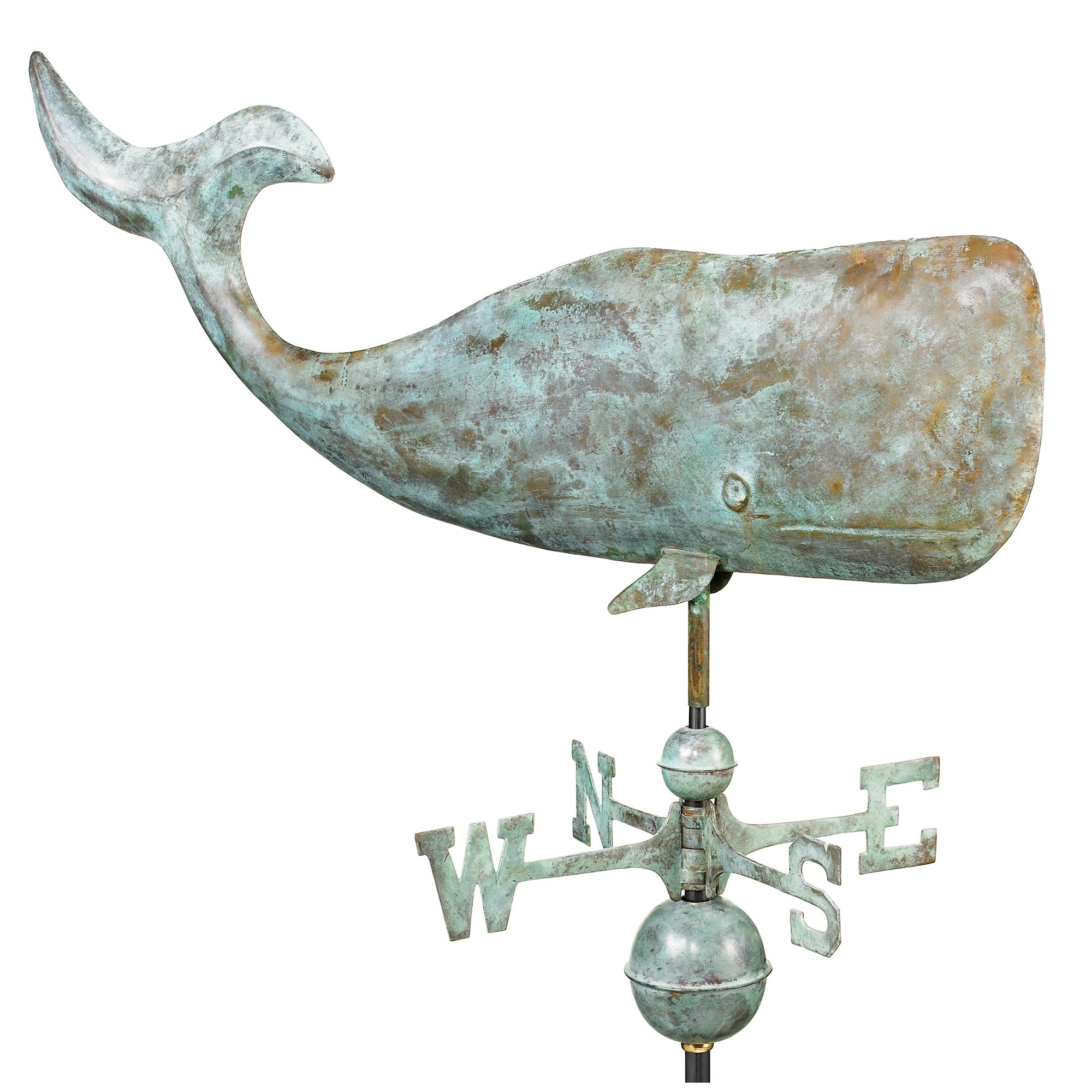 Large 37" Whale Weathervane - Good Directions