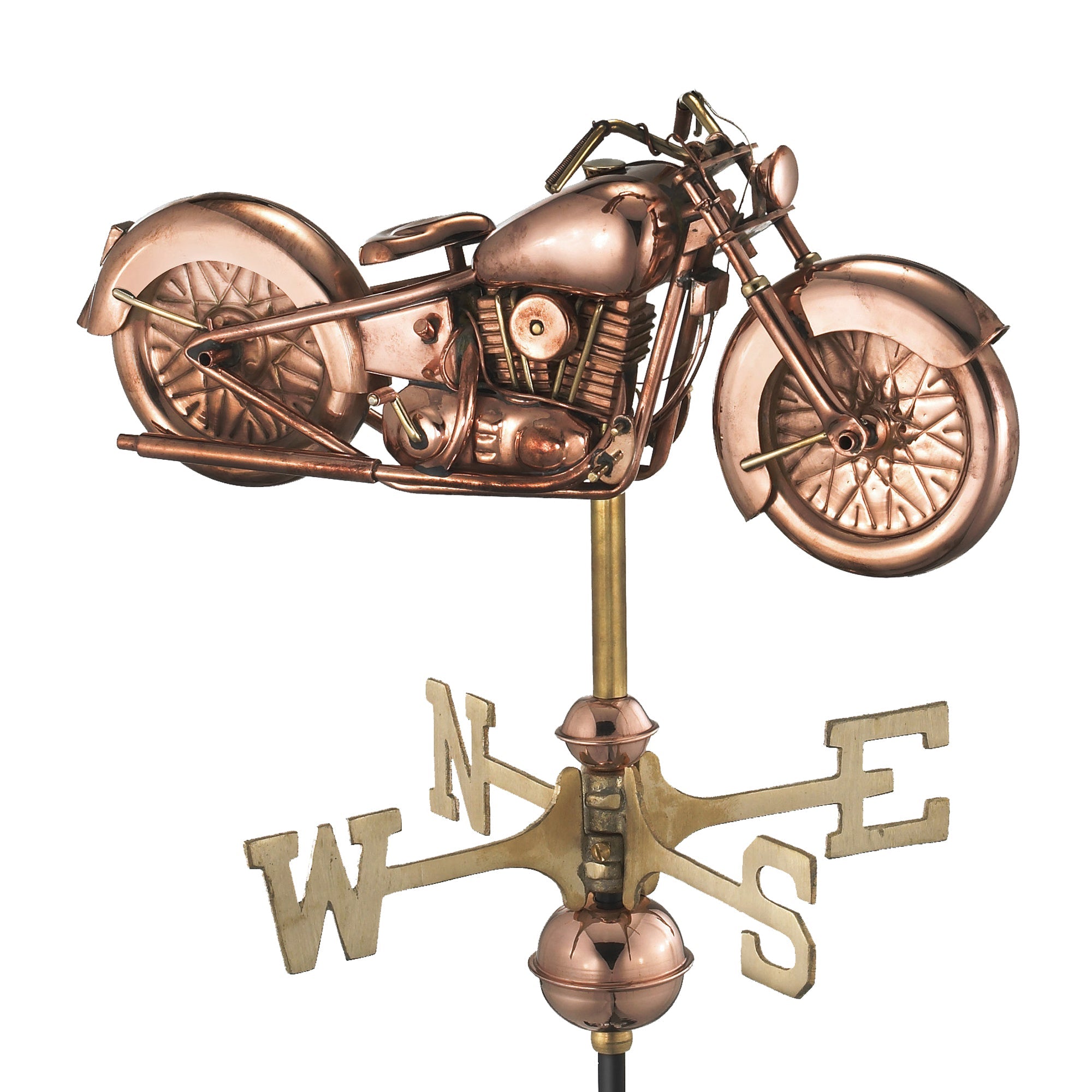Motorcycle Cottage Weathervane - Good Directions