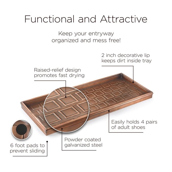 Squares Multi-Purpose Boot Tray - Good Directions