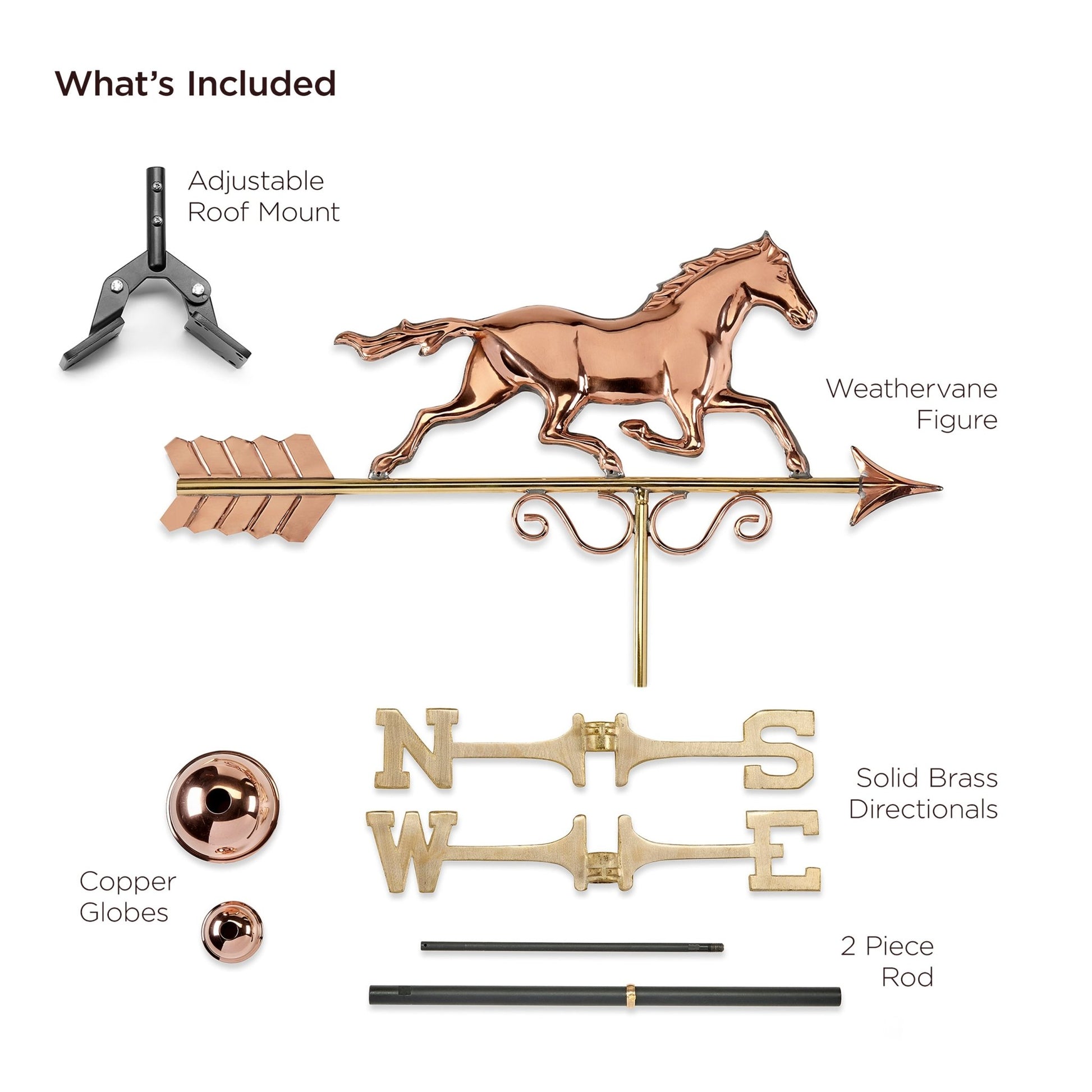 Galloping Horse Weathervane - Good Directions