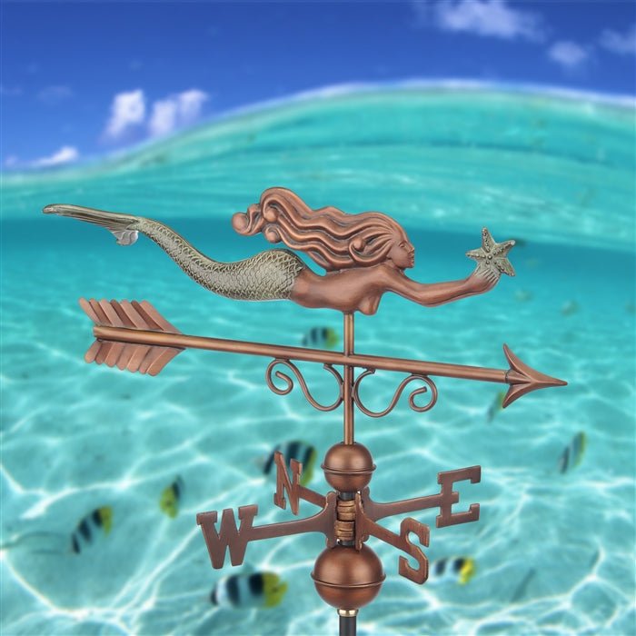 Little Mermaid Weathervane - Good Directions