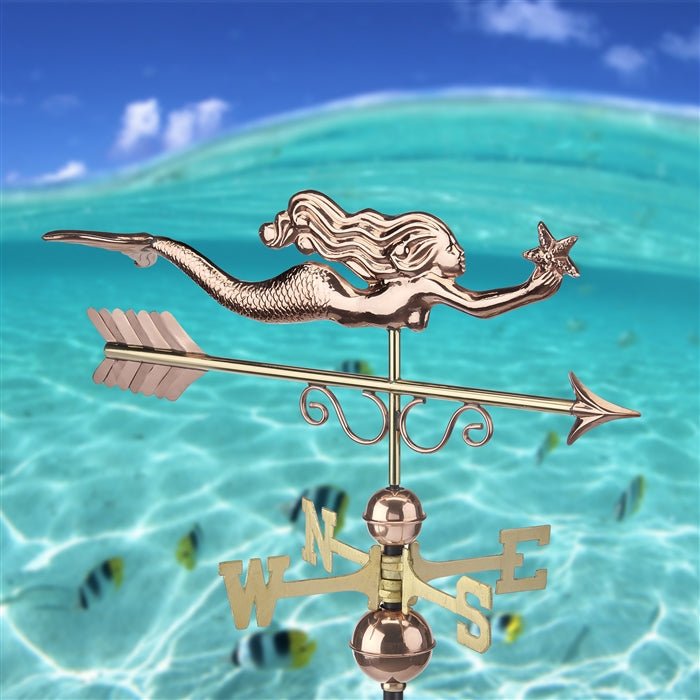 Little Mermaid Weathervane - Good Directions