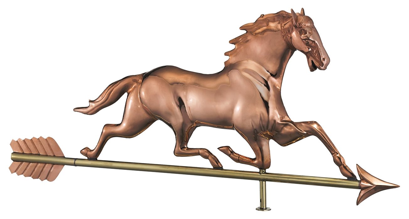 Horse Weathervane with Arrow - Good Directions