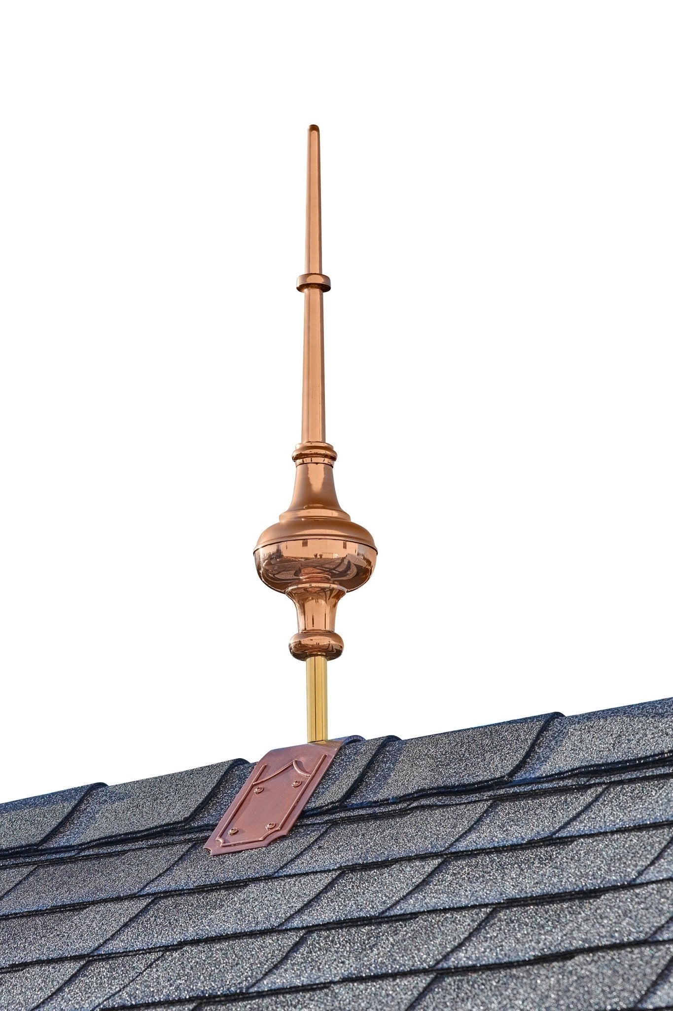 28" Morgana Finial with Decorative Roof Mount   - Good Directions
