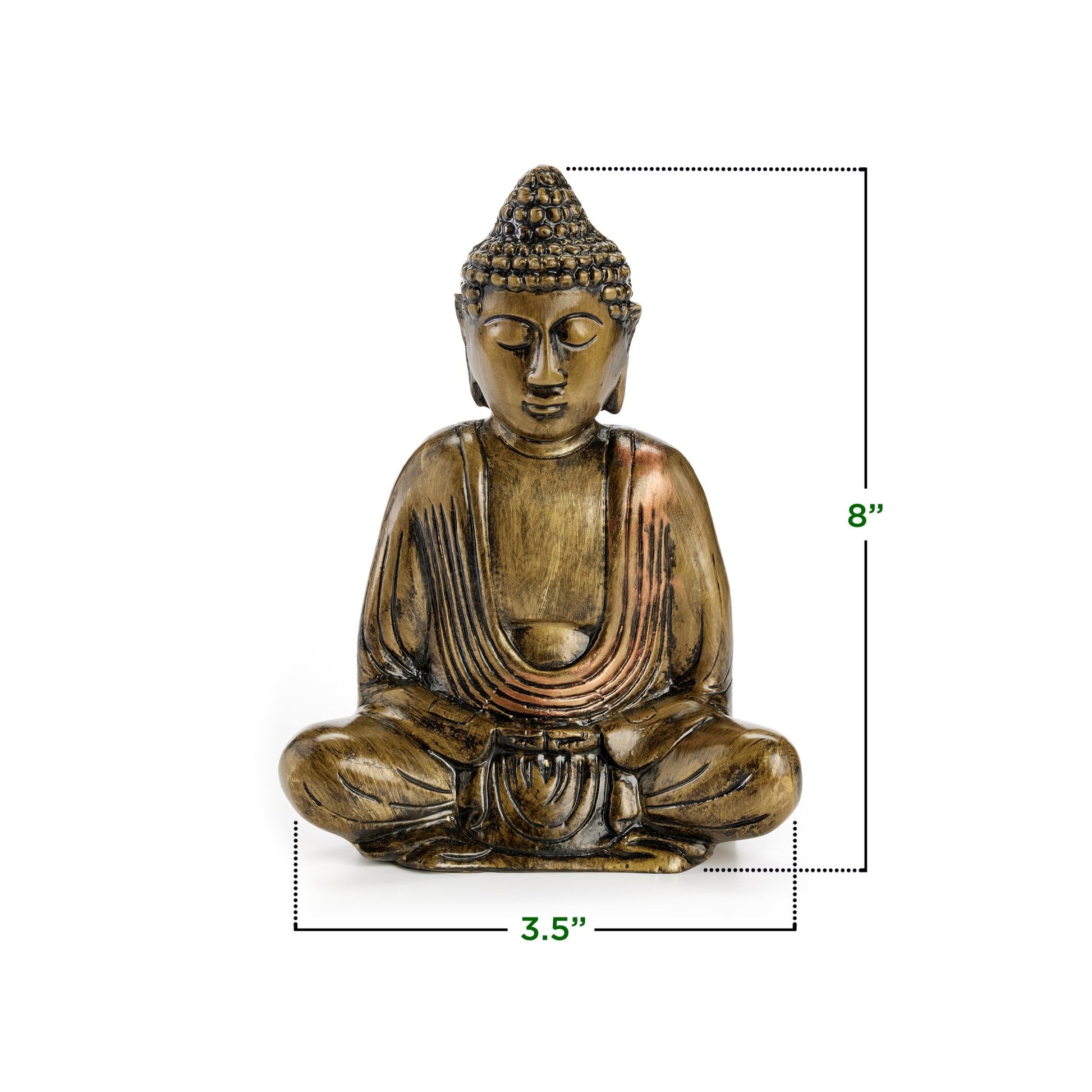 Meditating Buddha Decorative Statue - Good Directions