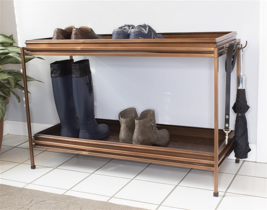 Double Circles Boot Tray with Stand - Good Directions