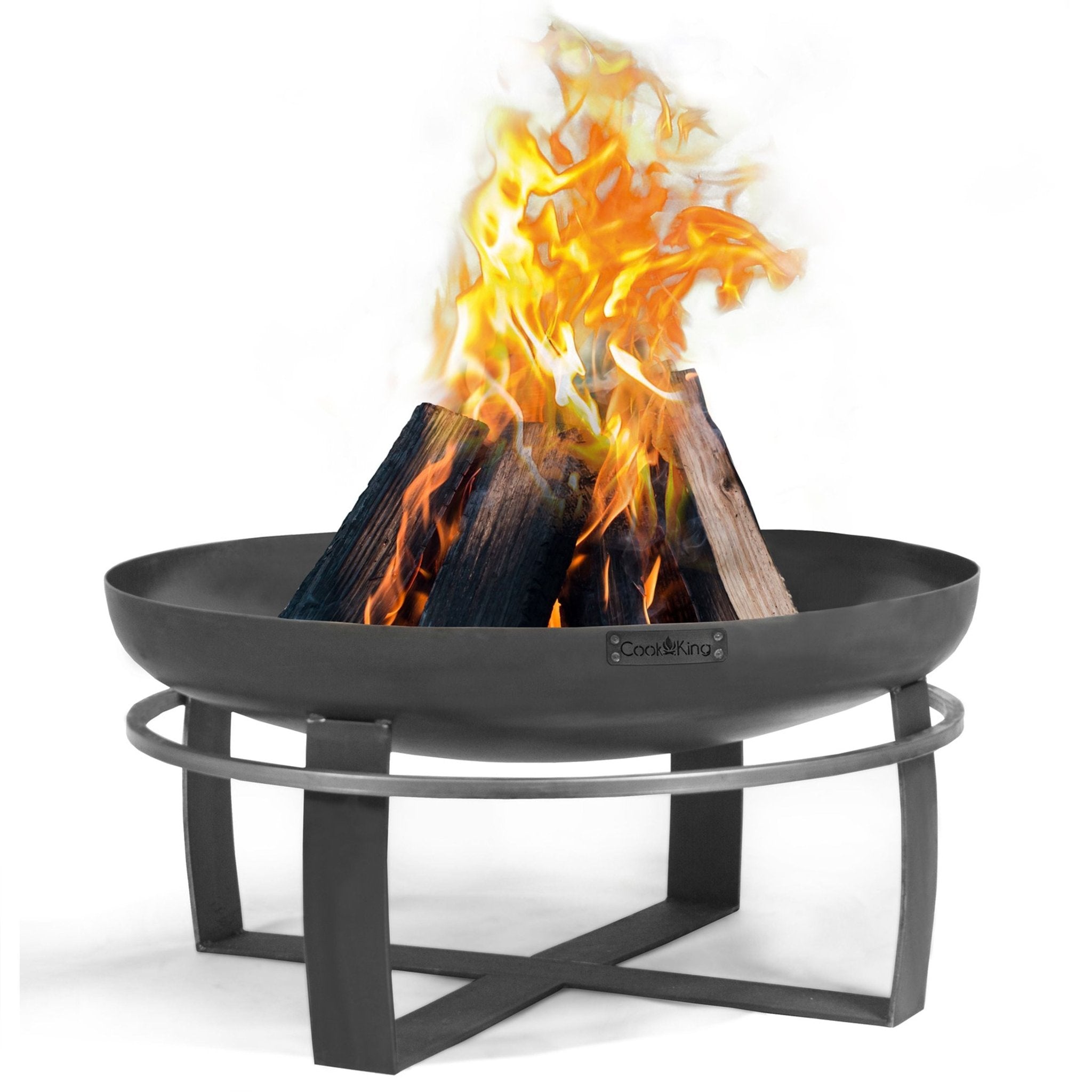 Ignition 24" Fire Pit with Grill Plate and Cover Lid - Good Directions