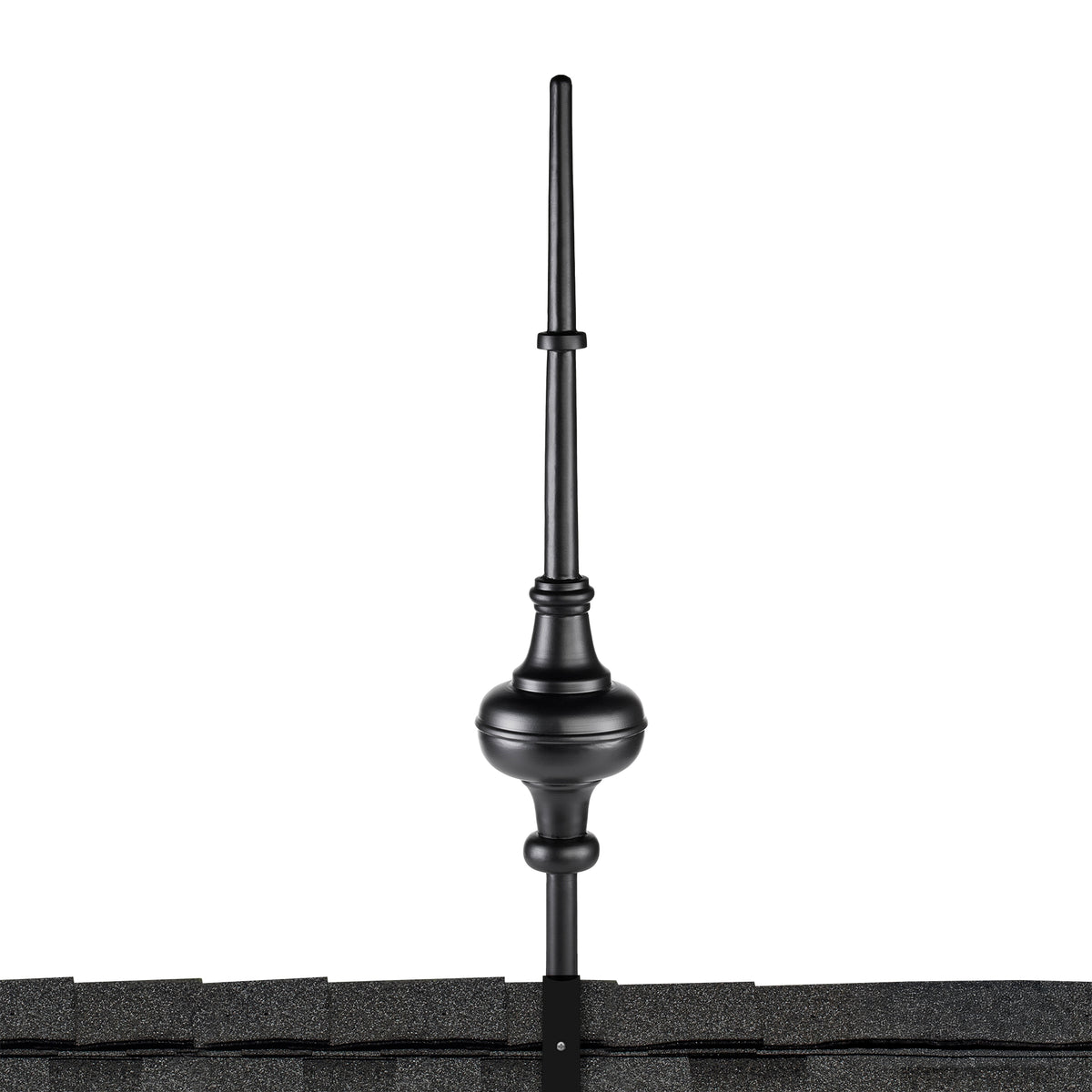 Morgana Black Aluminum Finial – Good Directions