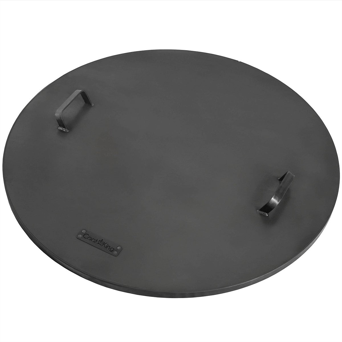 Fire Pit Round Cover Lid, 2mm Thickness, Fire Snuffer in Powder Coated Finish Rust Resistant, Drop-in Burner Fire Pit Pan Lid, Grill Fire Ring Lid with Handle, 24” inch Diameter - Good Directions