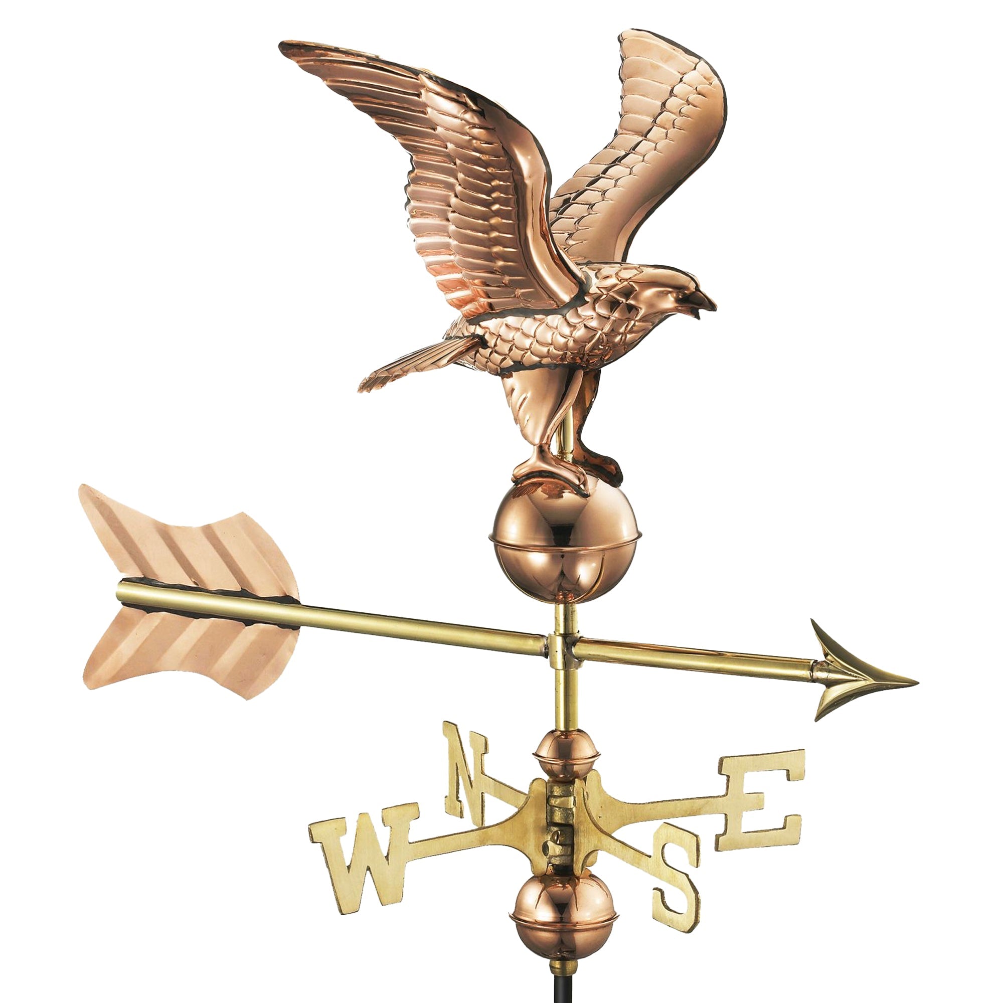 11" Wingspan Eagle Cottage Weathervane - Good Directions