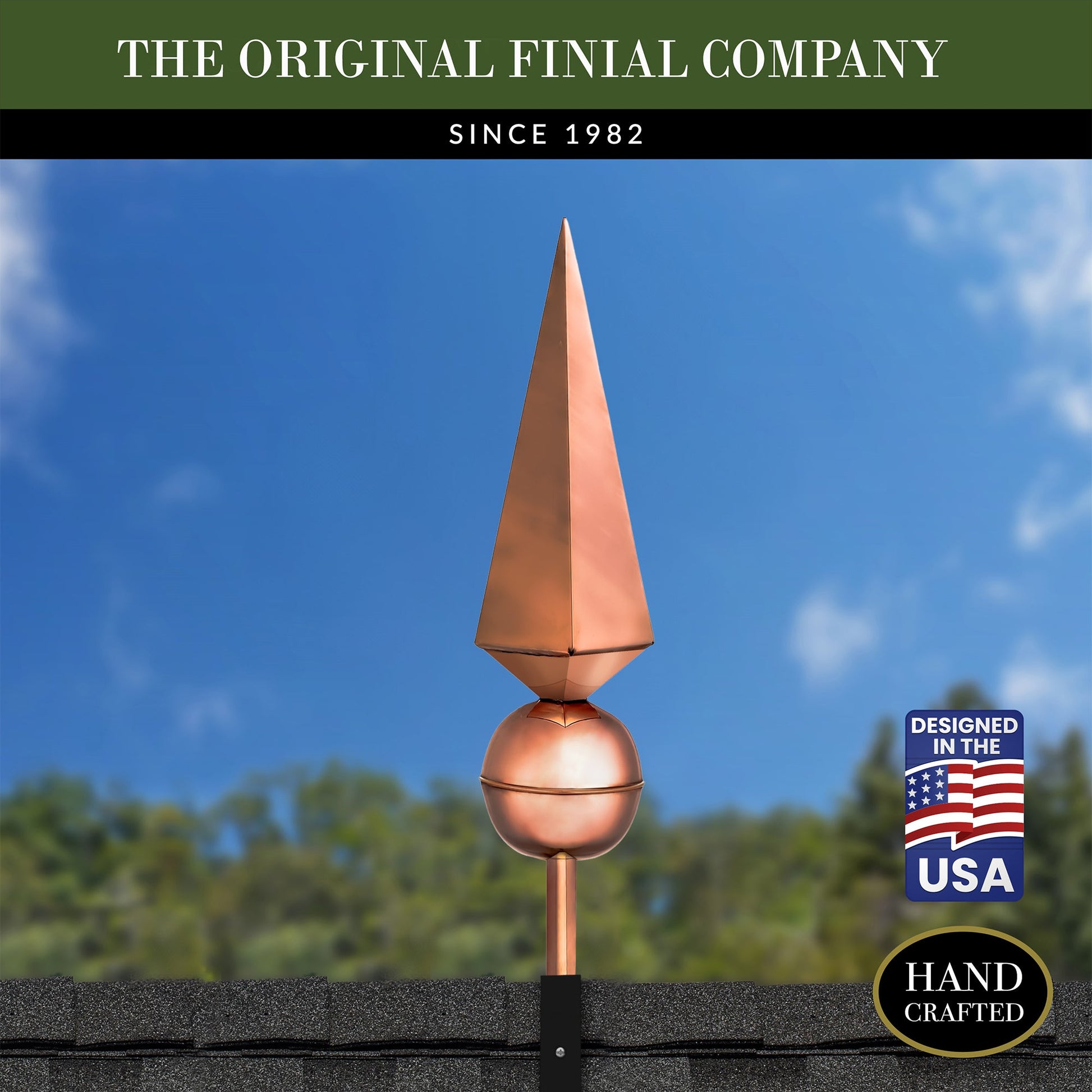 24" Lancelot Rooftop Finial - Good Directions