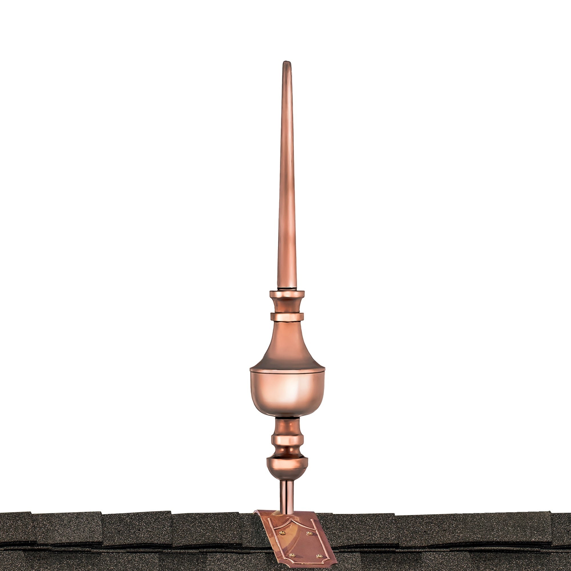 27" Victoria Finial with Decorative Roof Mount   - Good Directions