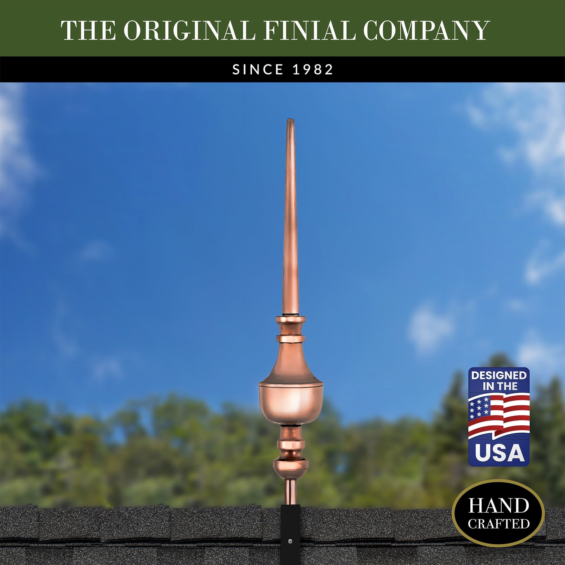 27" Victoria Rooftop Finial - Good Directions