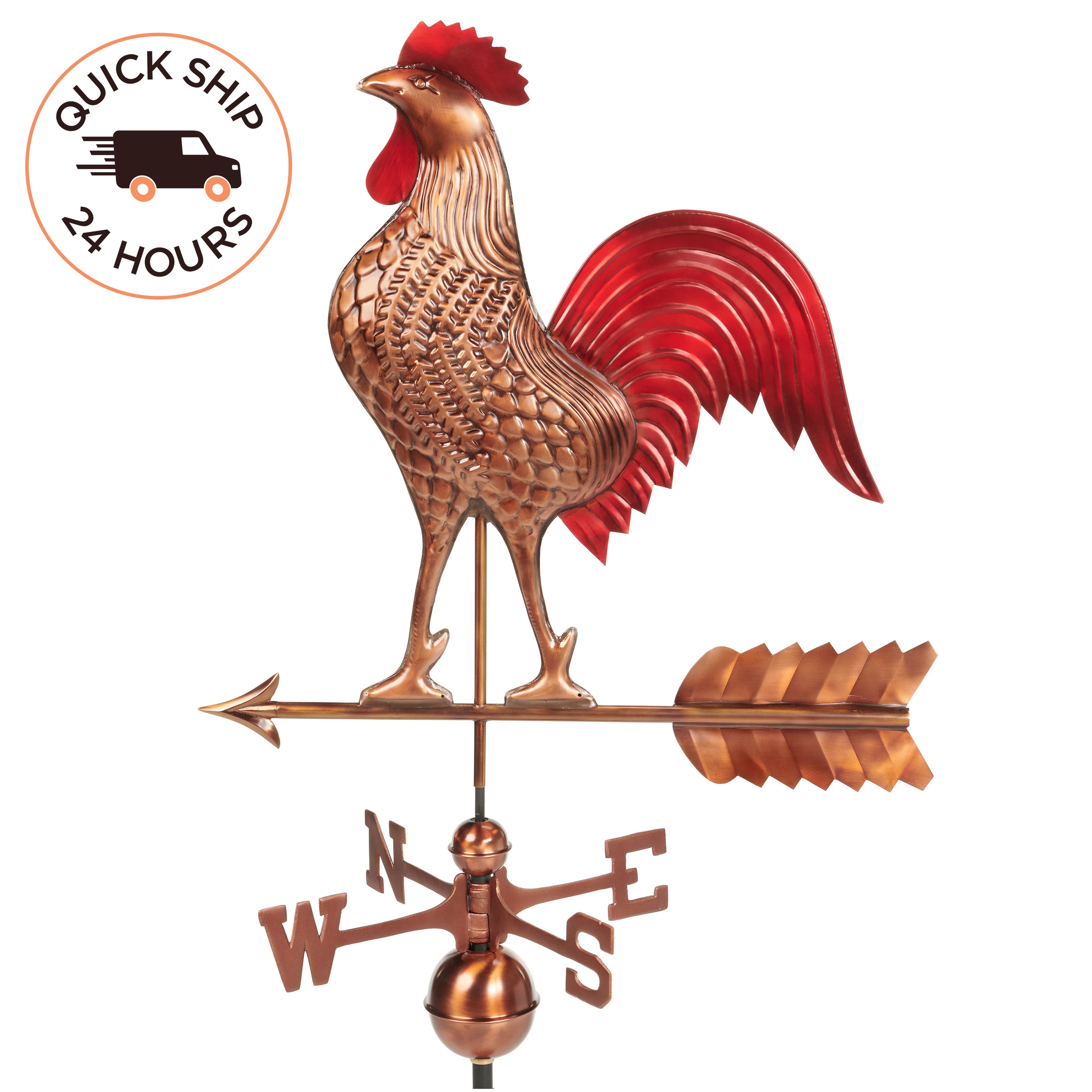 Large Rooster Weathervane - Slightly Imperfect