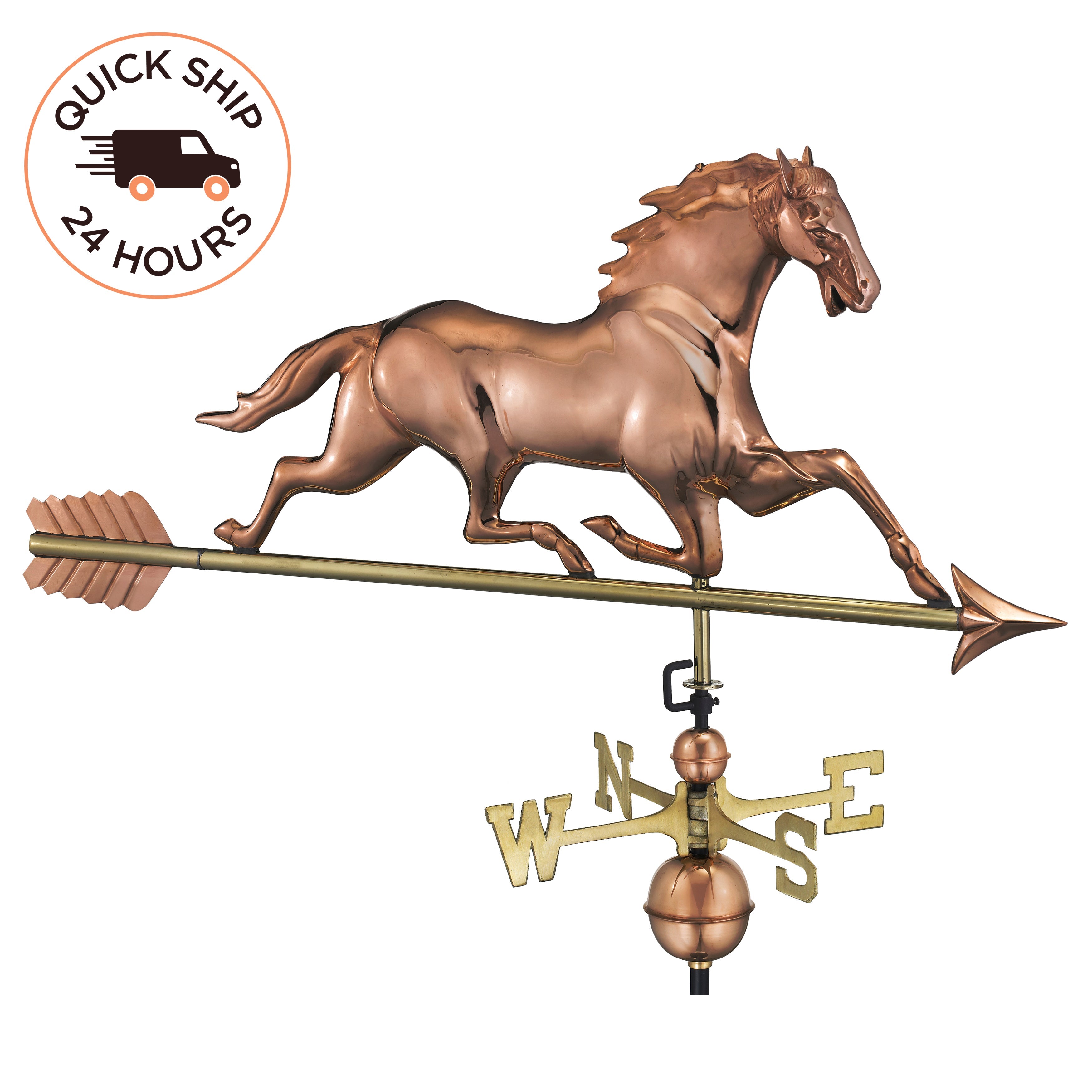 Horse Weathervane with Arrow - Slightly Imperfect