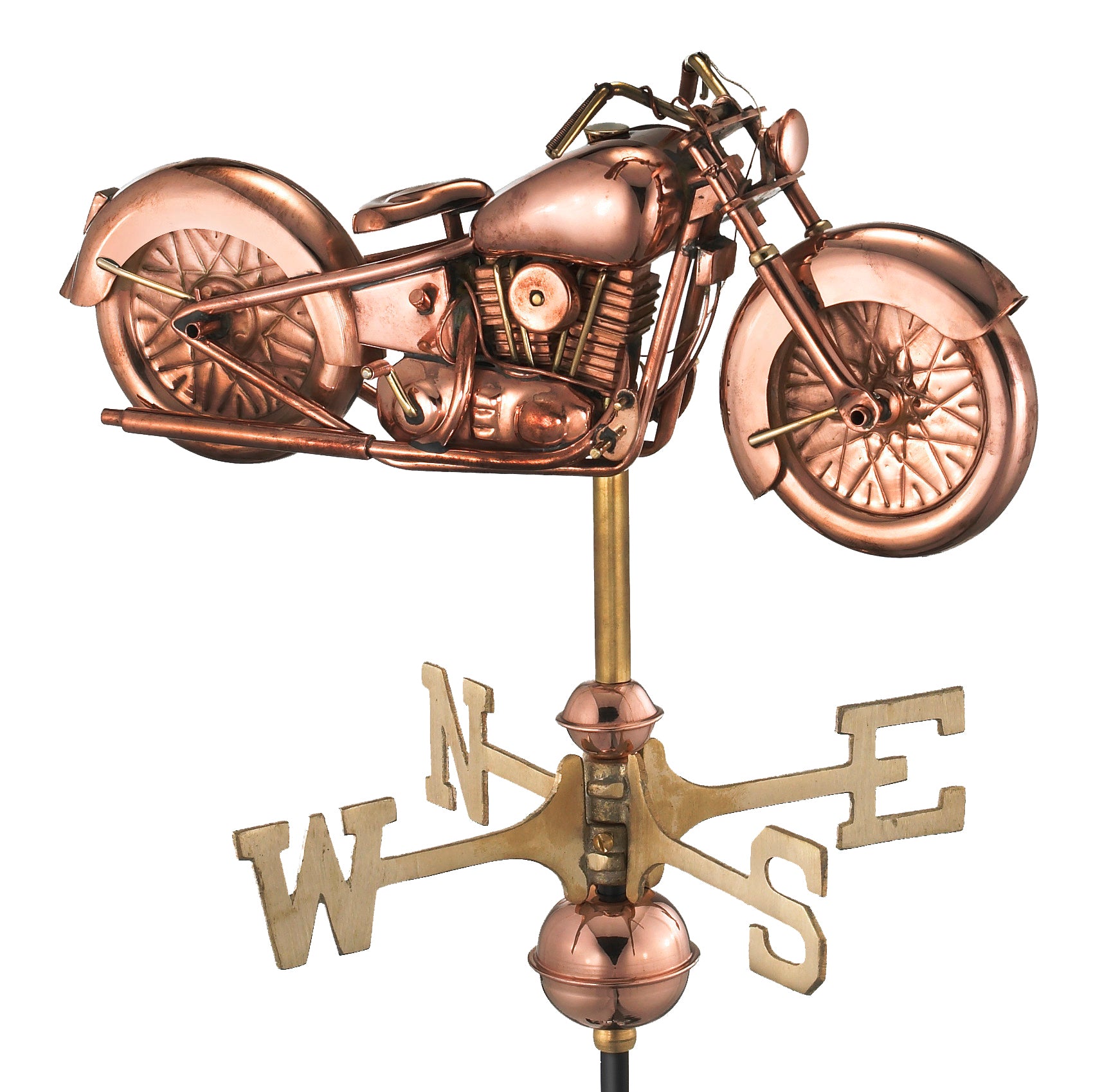 Motorcycle Cottage Weathervane - Good Directions