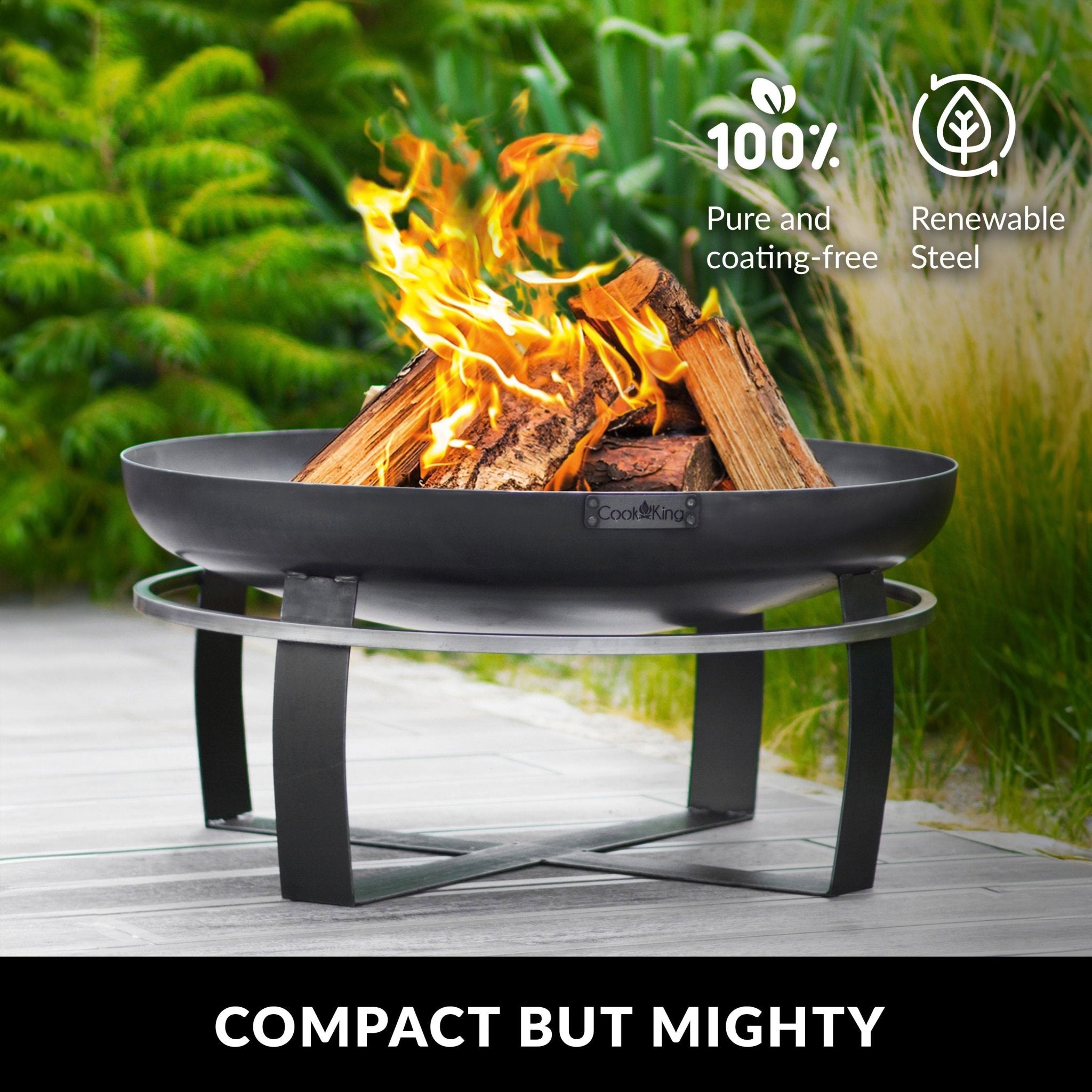 Ignition 32" Fire Pit with Cover Lid - Good Directions