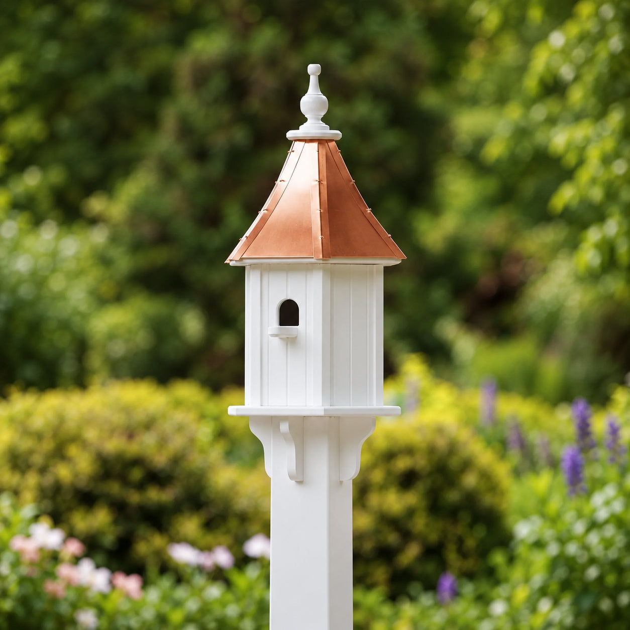 Willow Bird House — Polished Copper Roof