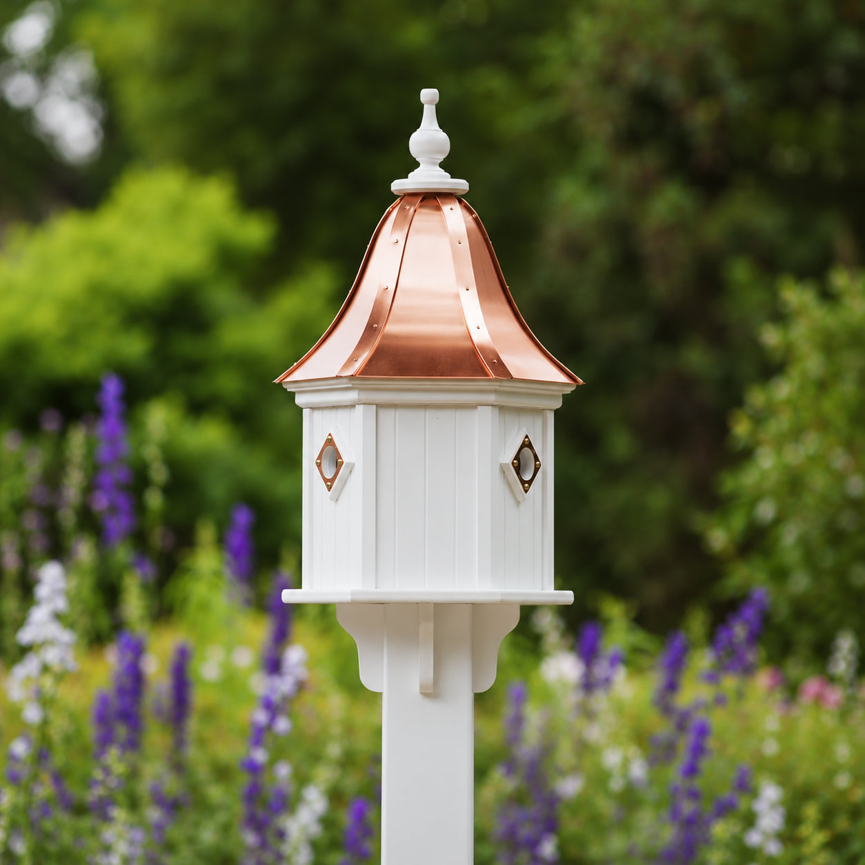 Meadow Bird House – Polished Copper Roof
