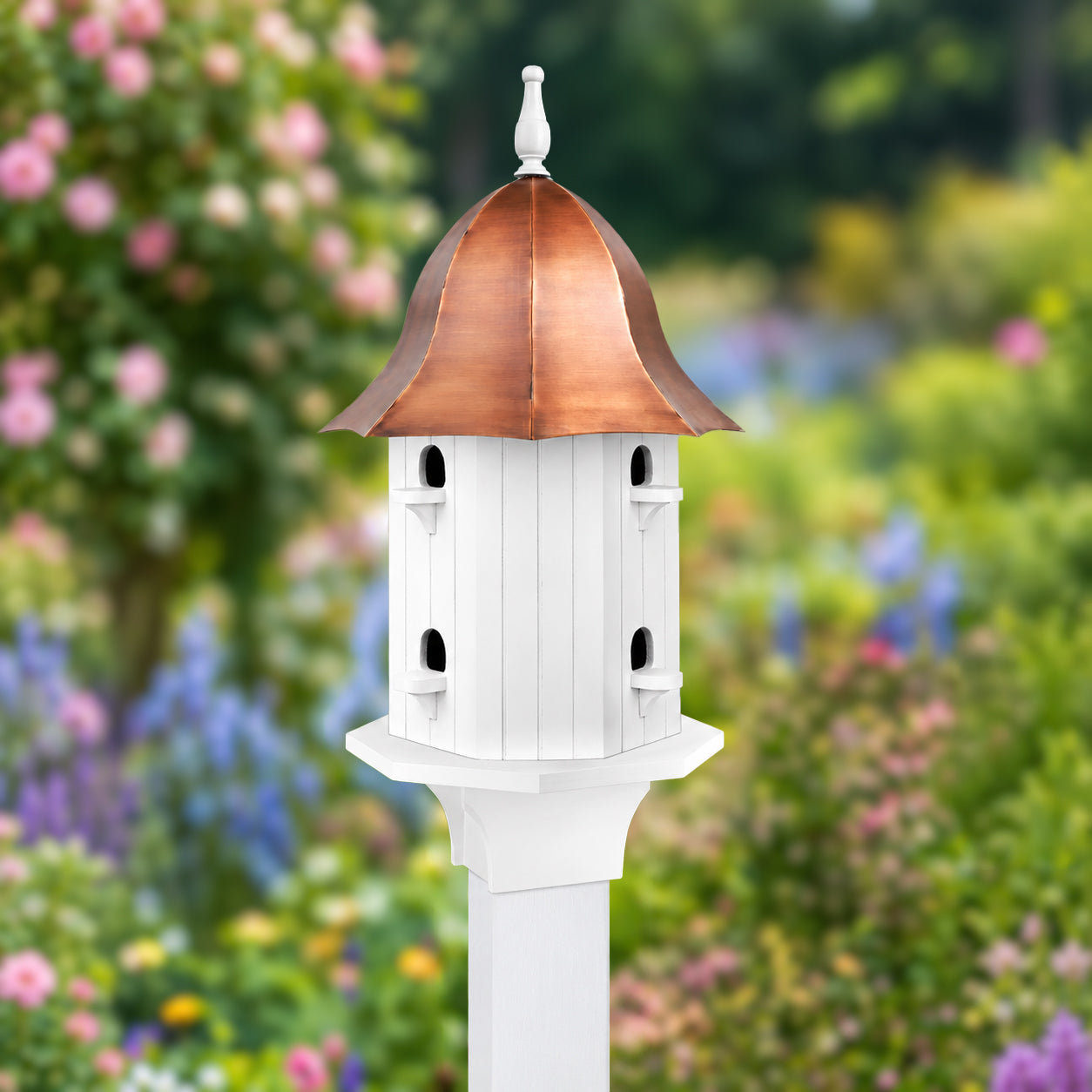 Dovecote Manor Bird House - Copper Roof