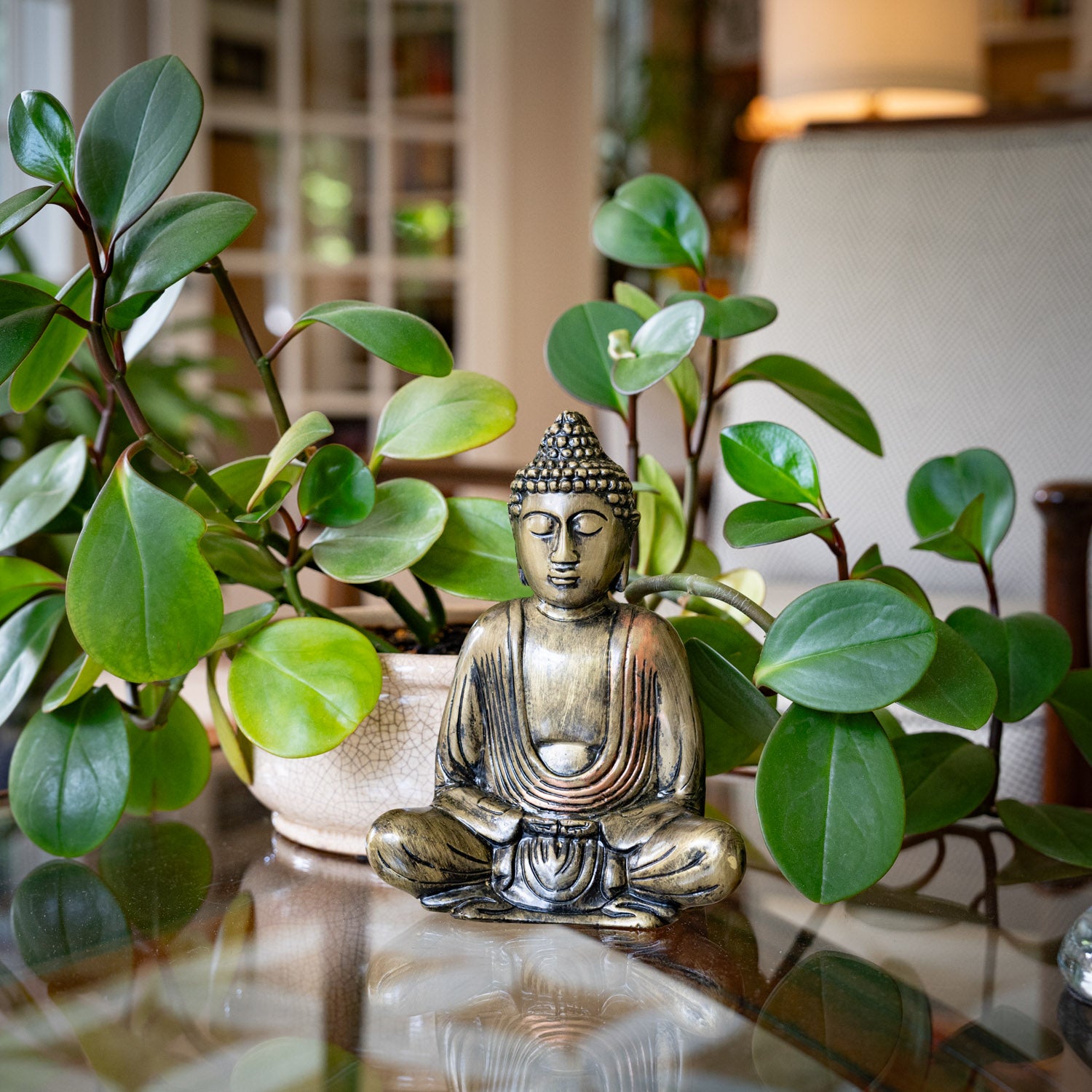 Meditating Buddha Decorative Statue - Good Directions