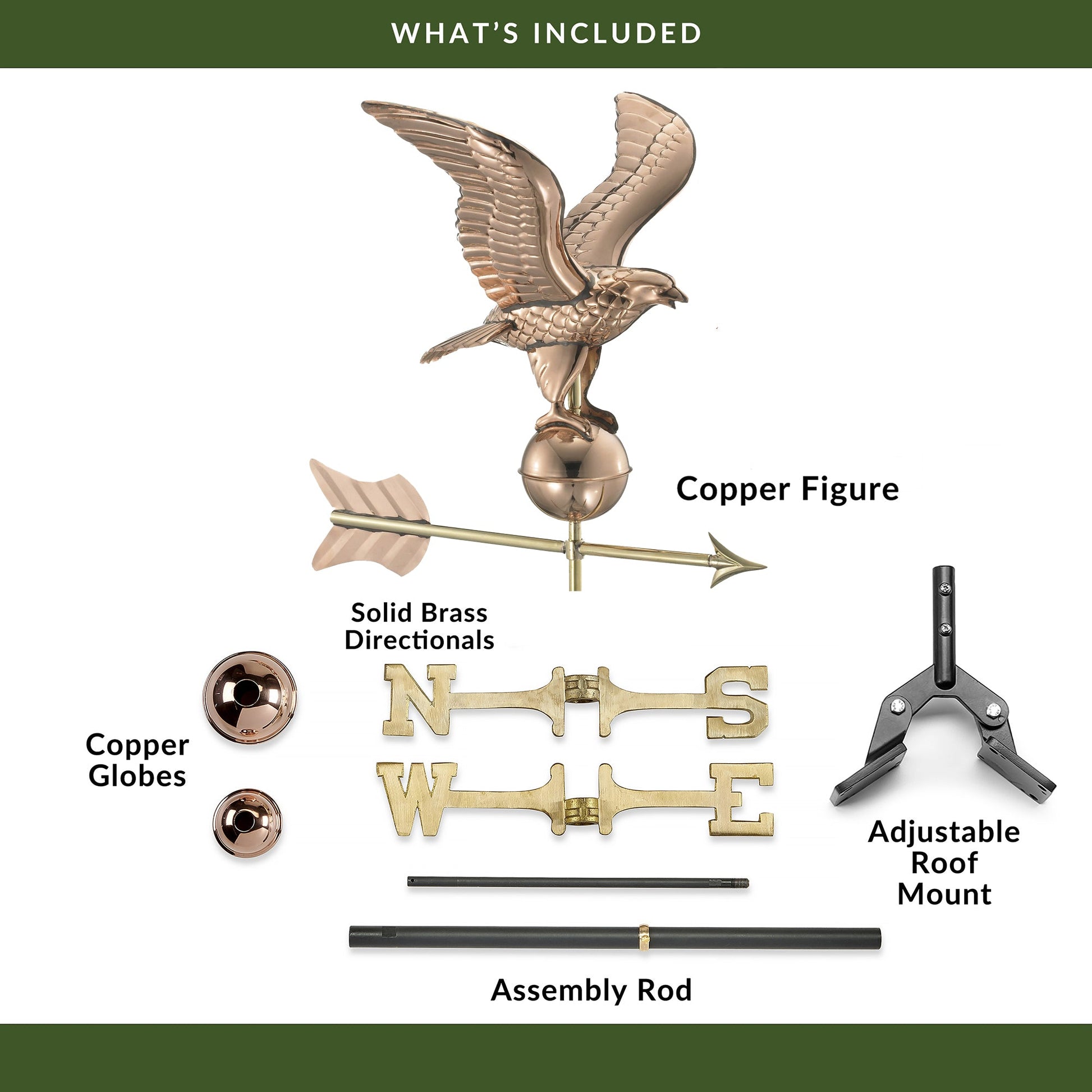 American Eagle Weathervane - Good Directions