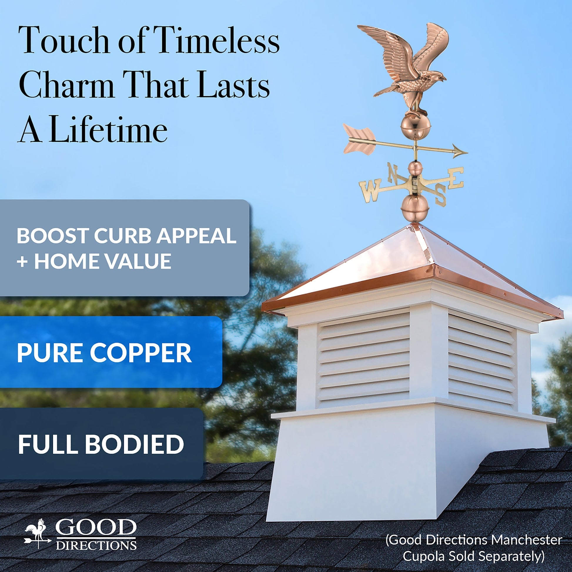 American Eagle Weathervane - Good Directions