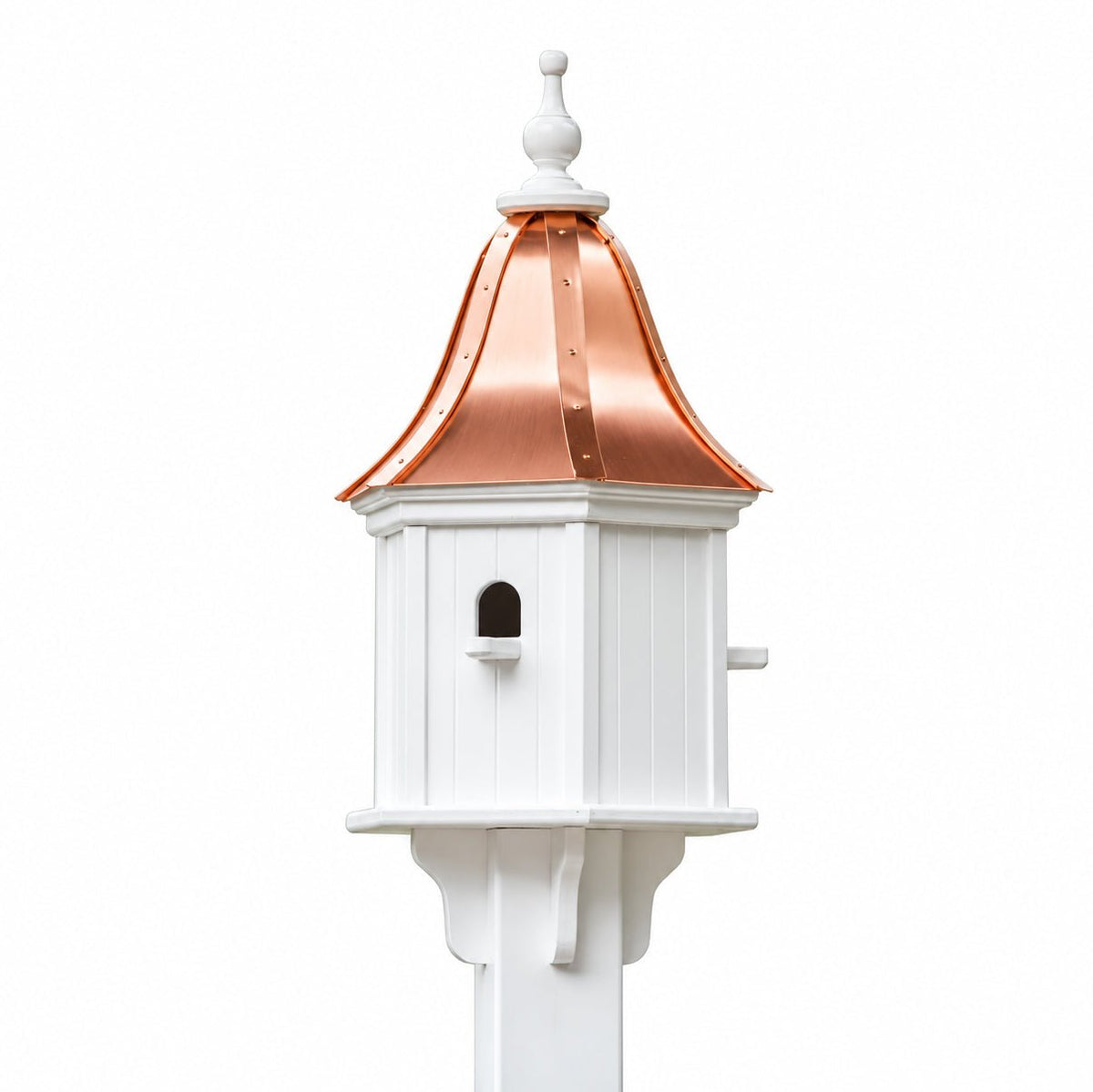 Arbor Bird House – Polished Copper Roof - Good Directions