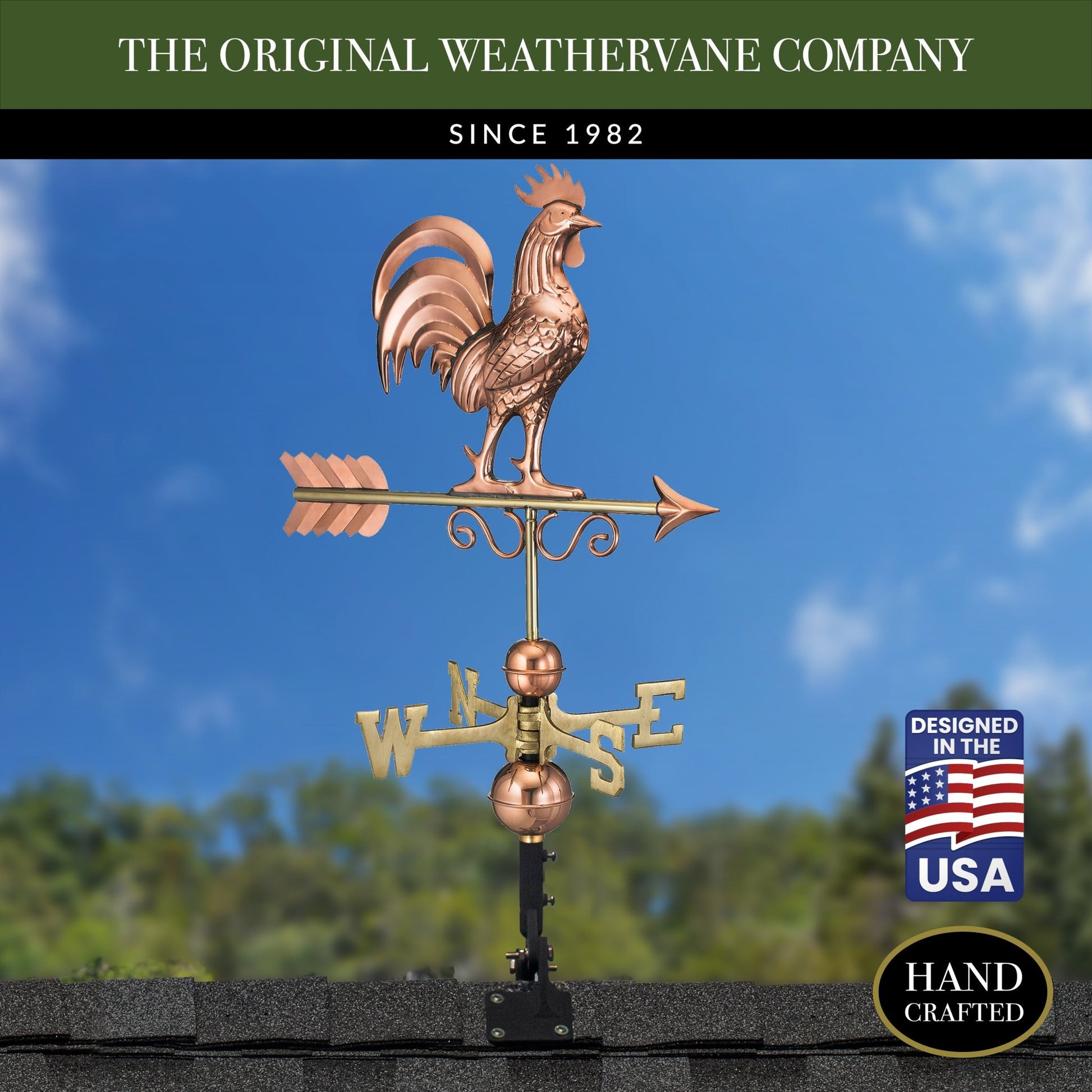 Bantam Rooster Weathervane - Good Directions