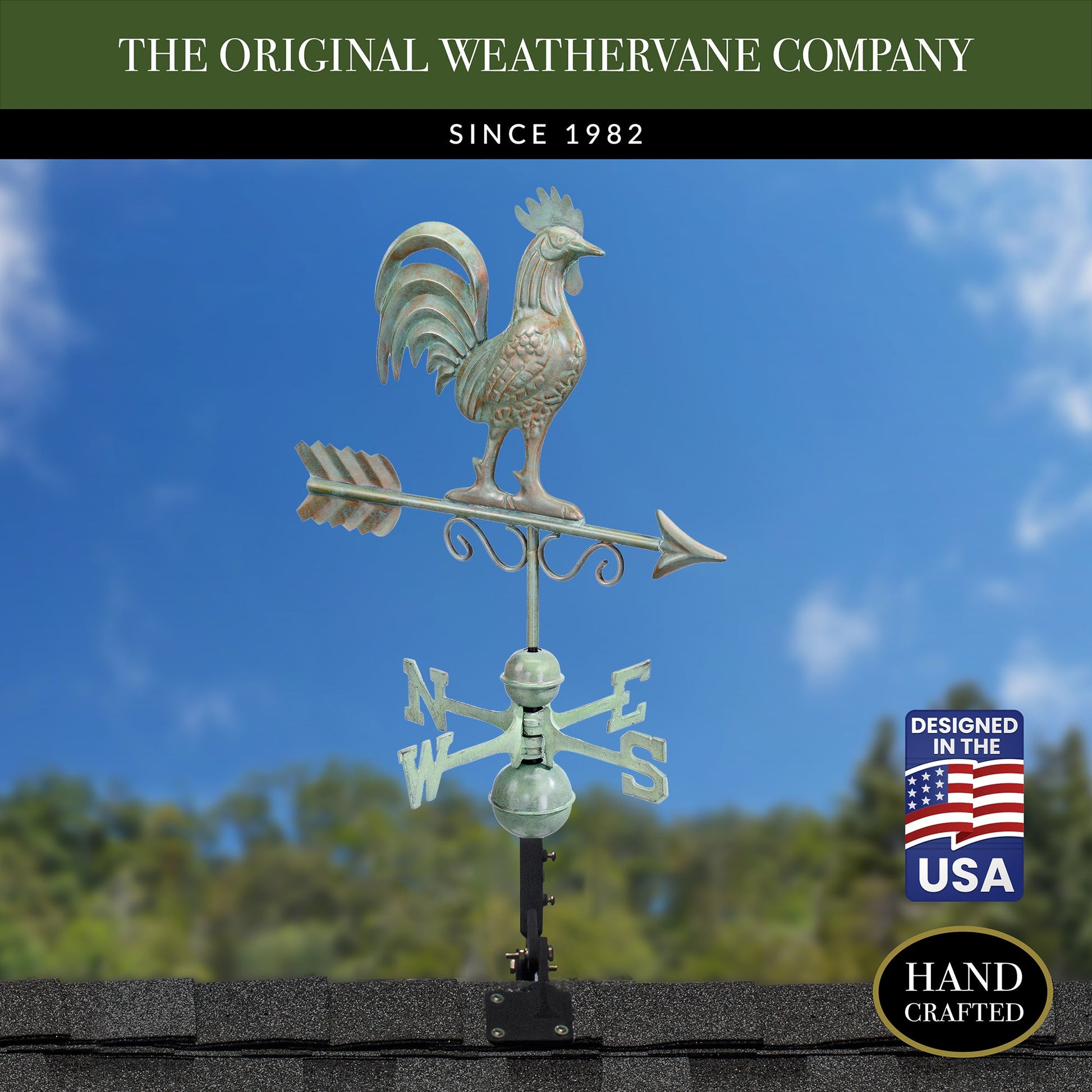 Bantam Rooster Weathervane - Good Directions