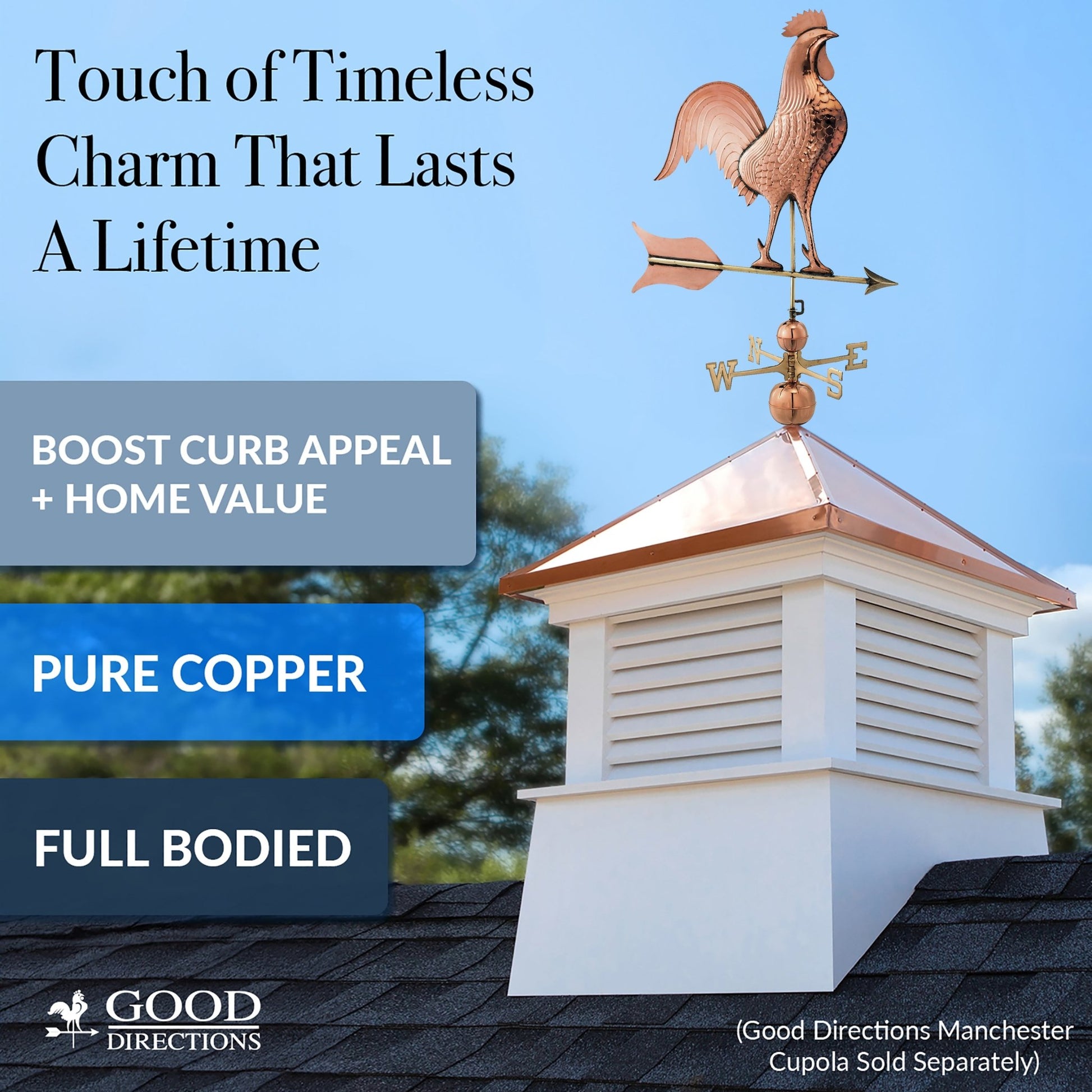 Barn Rooster Weathervane - Good Directions