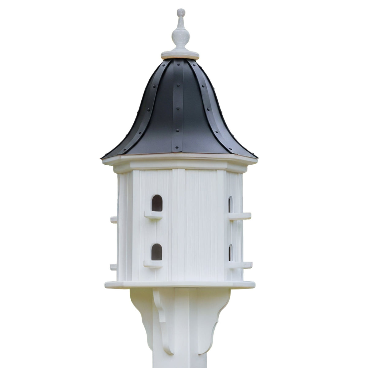 Belvedere Bird House — Black Aluminum Roof - Good Directions