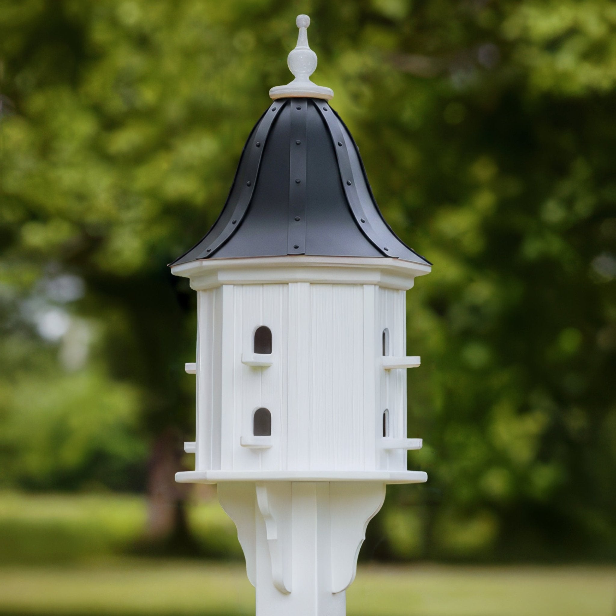 Belvedere Bird House — Black Aluminum Roof - Good Directions