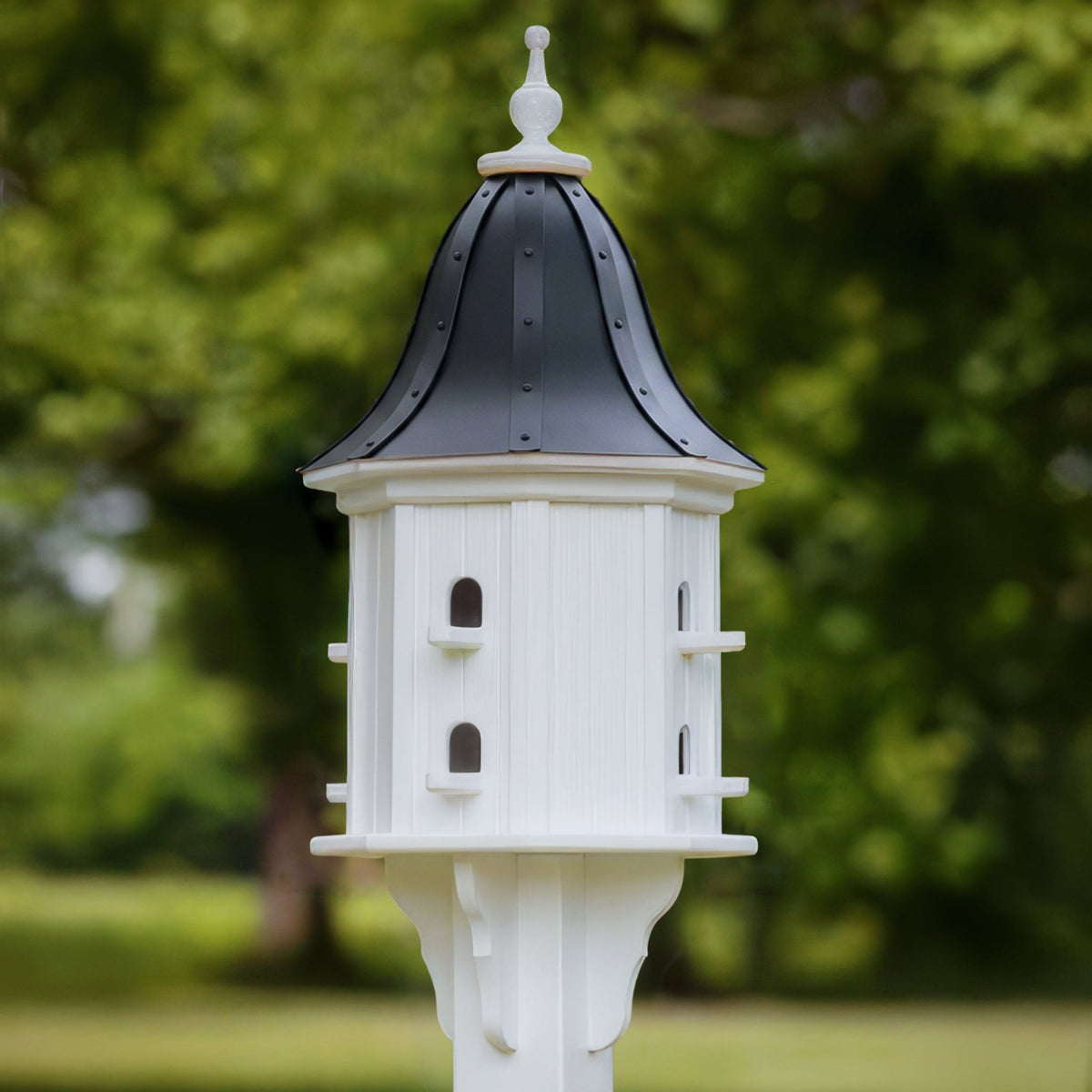 Belvedere Bird House — Black Aluminum Roof - Good Directions