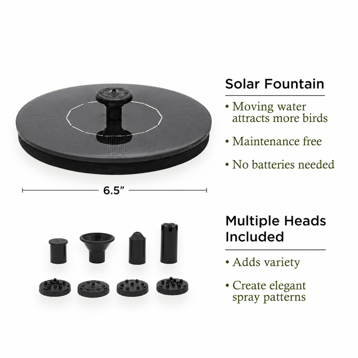 Bird Bath Fountain - Good Directions