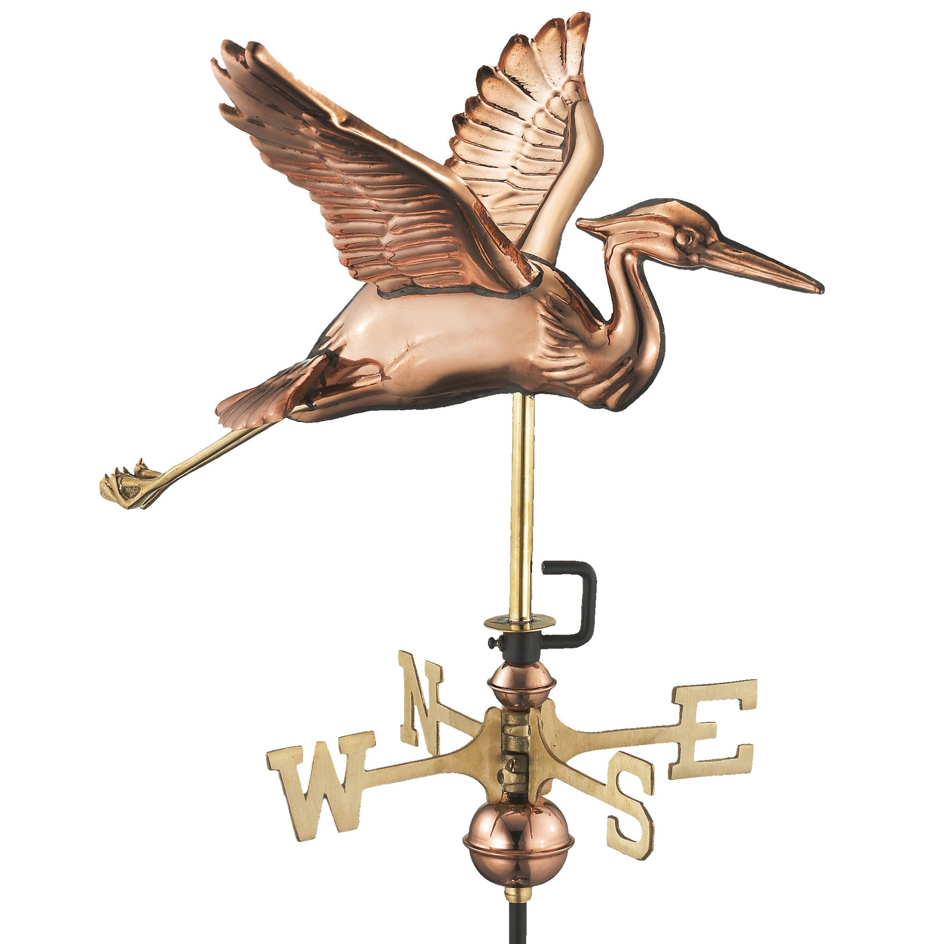 Blue Heron Garden Weathervane - Good Directions