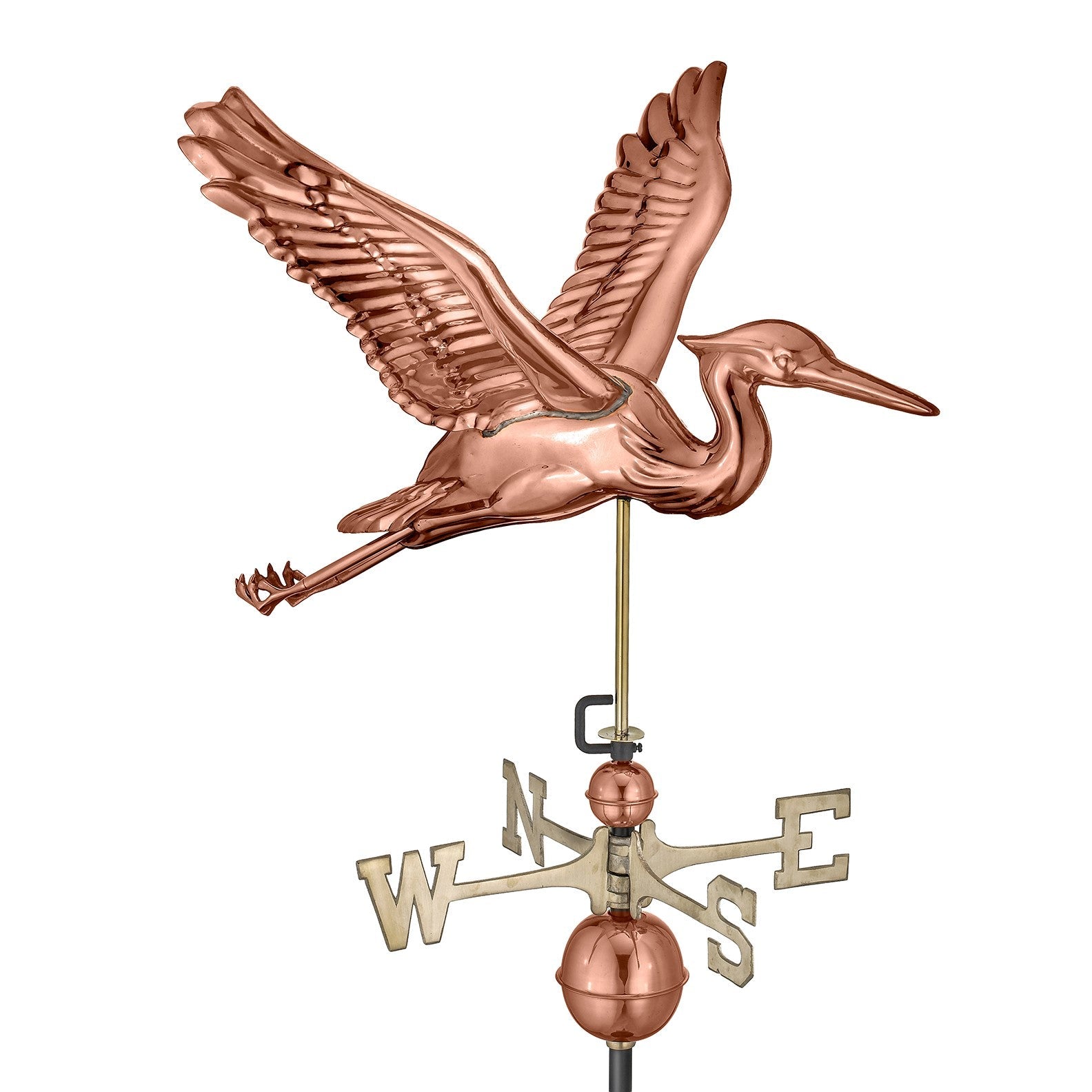 Blue Heron Weathervane - Good Directions