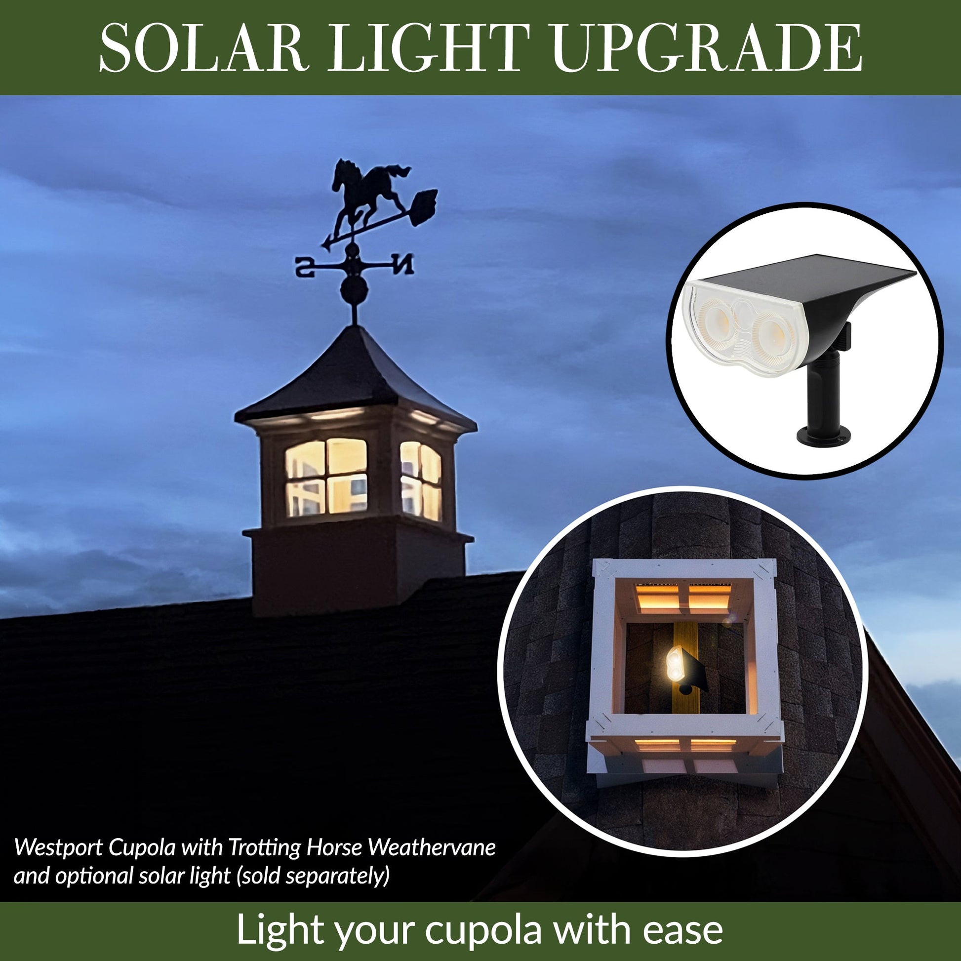 Canterbury Vinyl Cupola - Good Directions