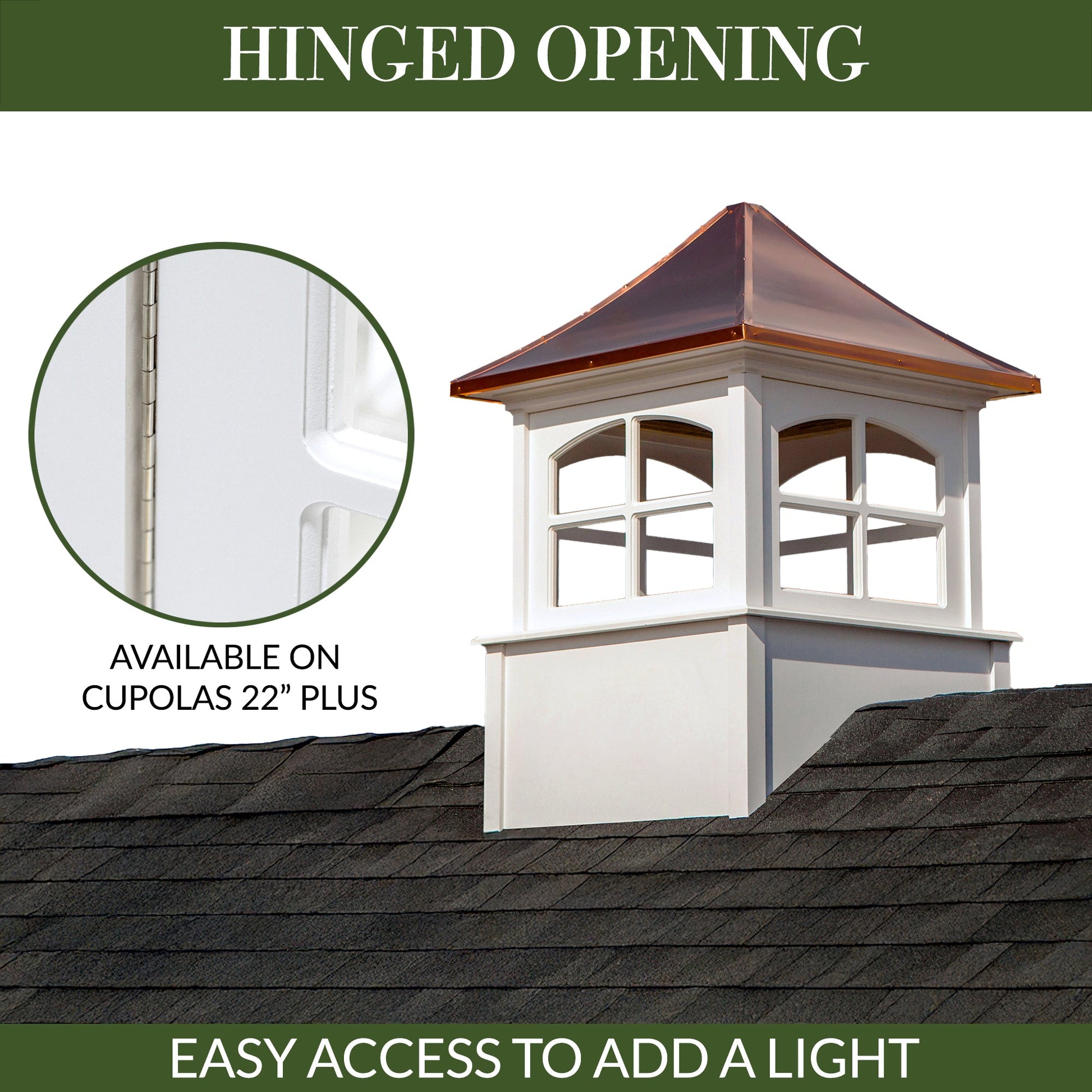 Canterbury Vinyl Cupola - Good Directions