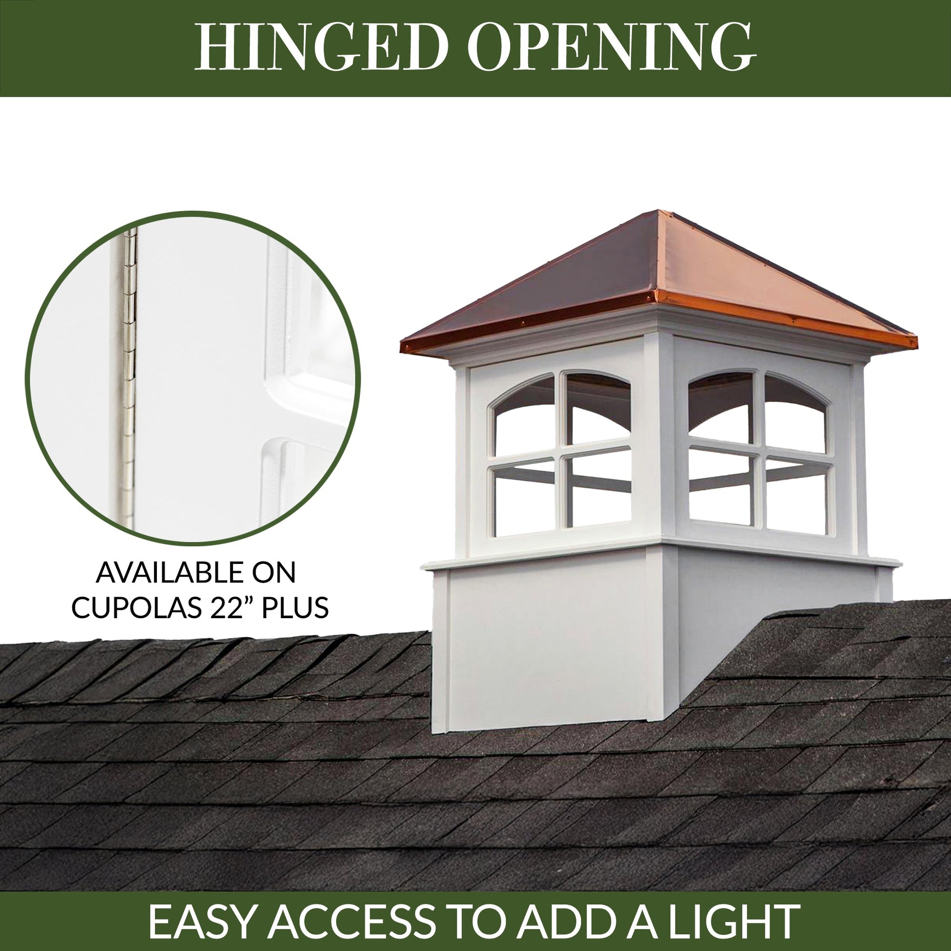 Cheshire Vinyl Cupola - Good Directions