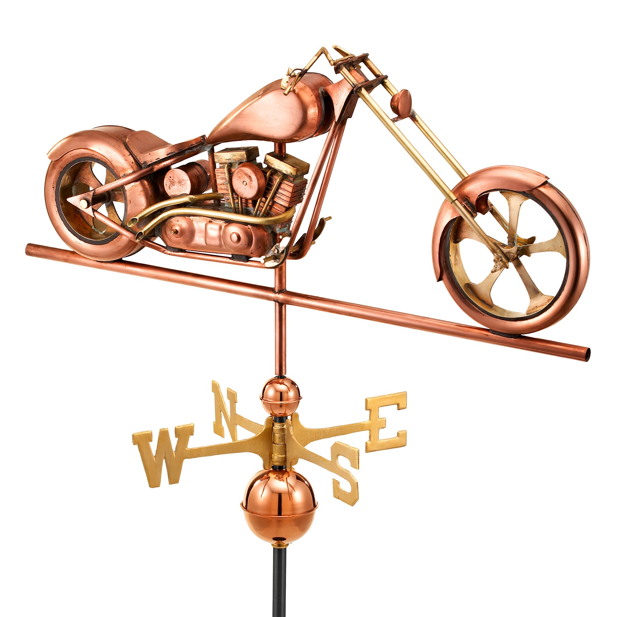 Chopper Motorcycle Weathervane - Good Directions