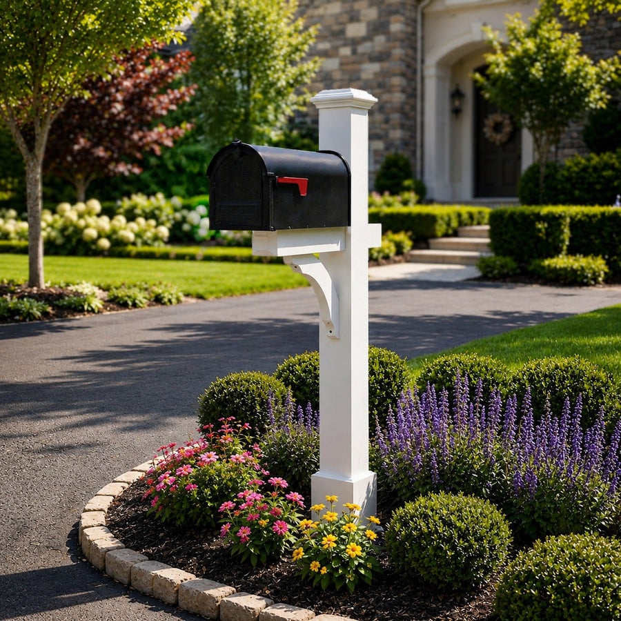 Concord Vinyl Mailbox Post - Good Directions
